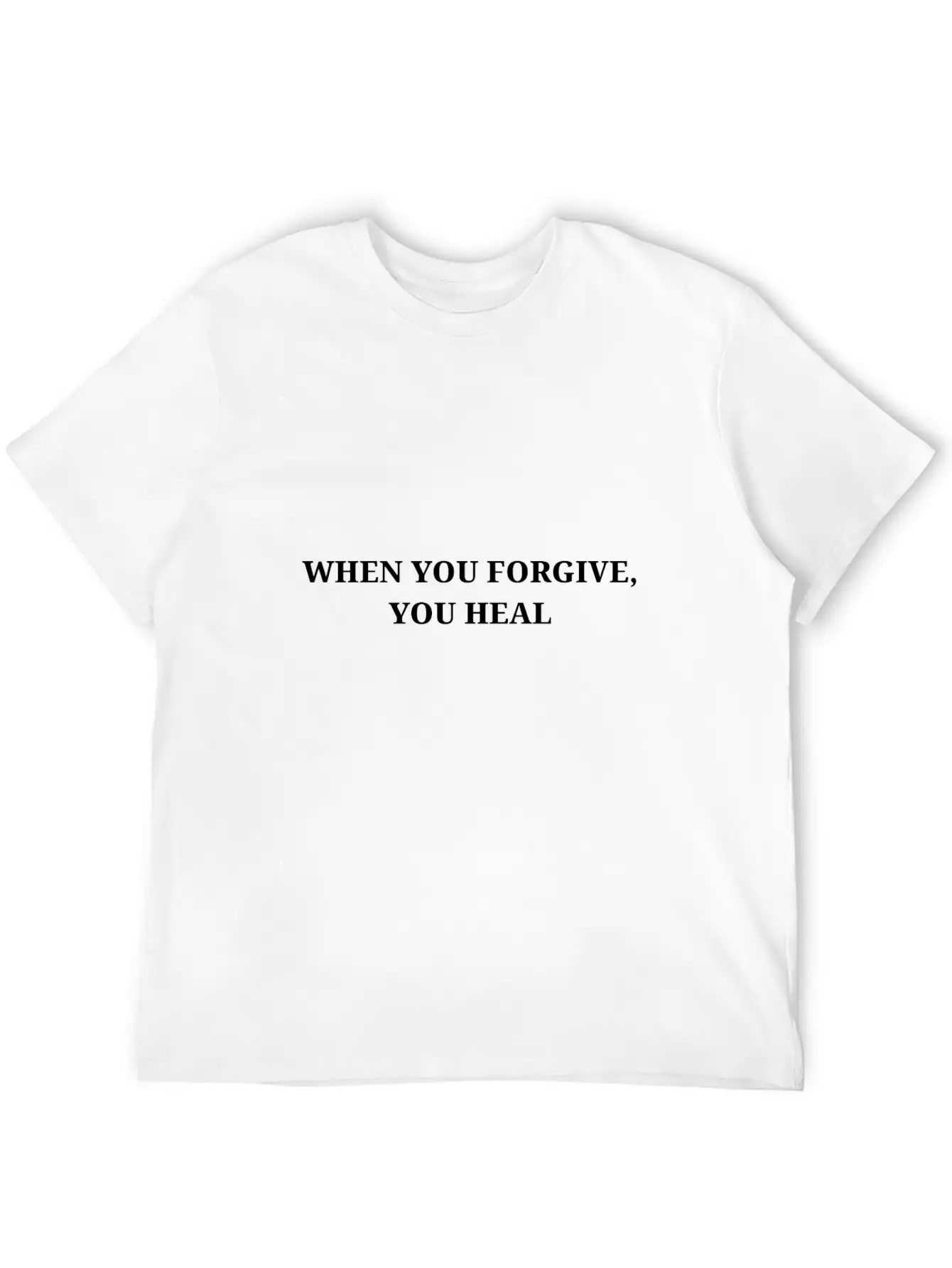 When You Forgive, You Heal Essential Cotton Tee For Daily Outfits ¨C Unisex Style