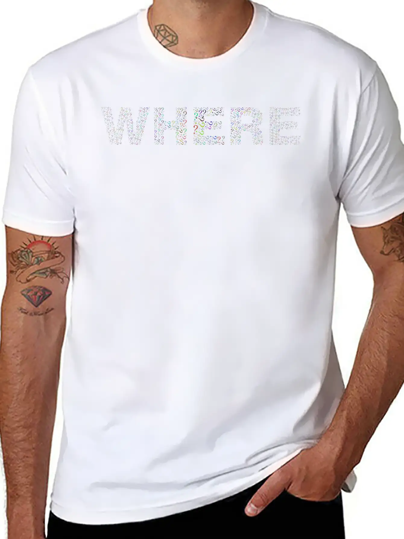 Where Typography Essential Cotton Tee For Daily Outfits ¨C Unisex Style