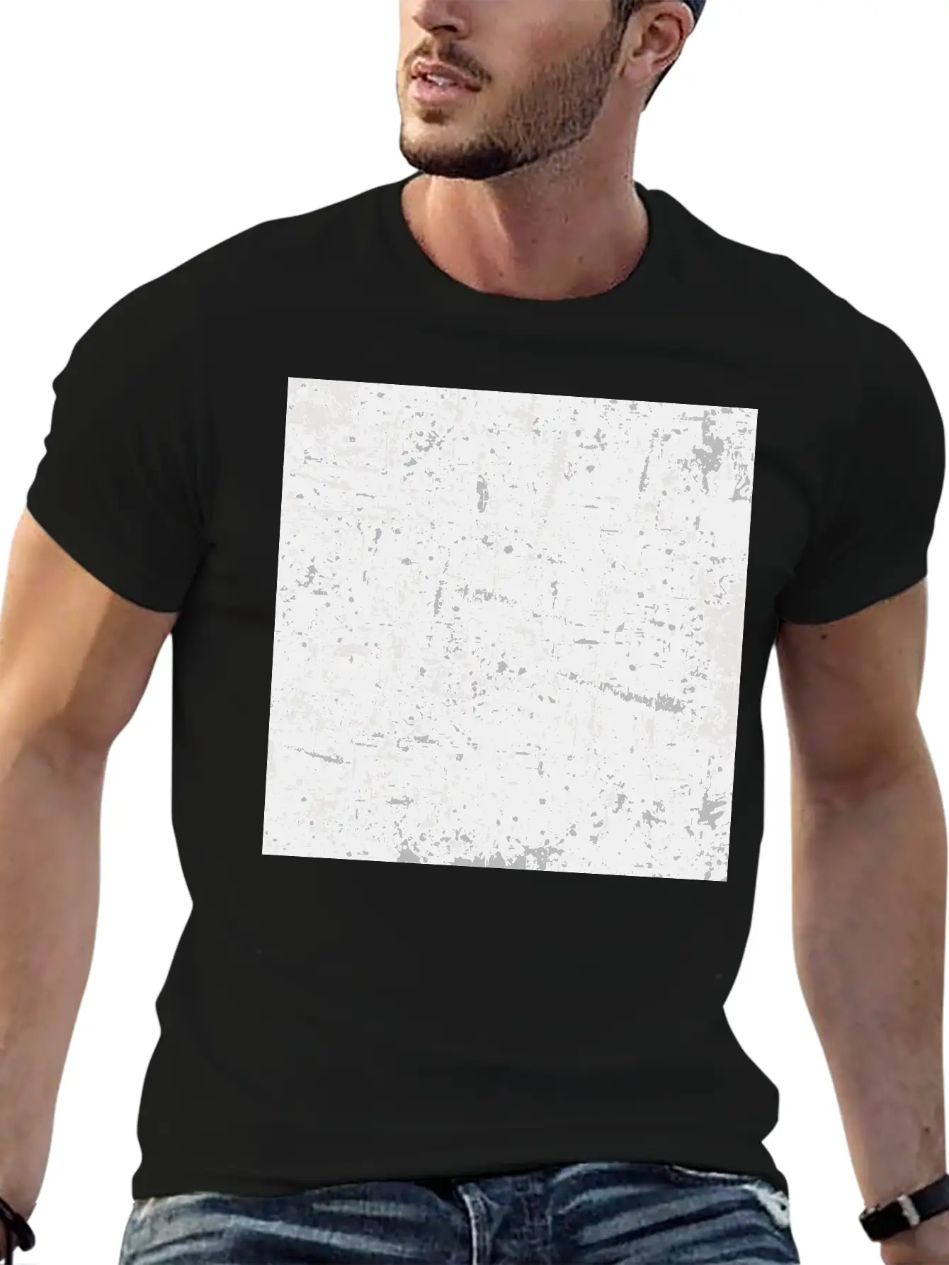White Grey Art Lover Abstract Artist Painter Soft Cotton Short Sleeve Tee ¨C Unisex Wardrobe Staple