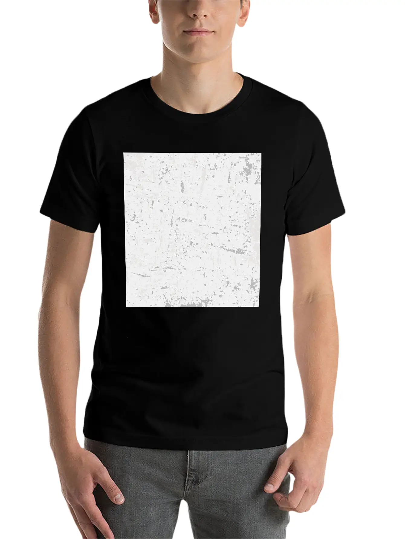 White Grey Art Lover Abstract Artist Painter Soft Cotton Short Sleeve Tee ¨C Unisex Wardrobe Staple