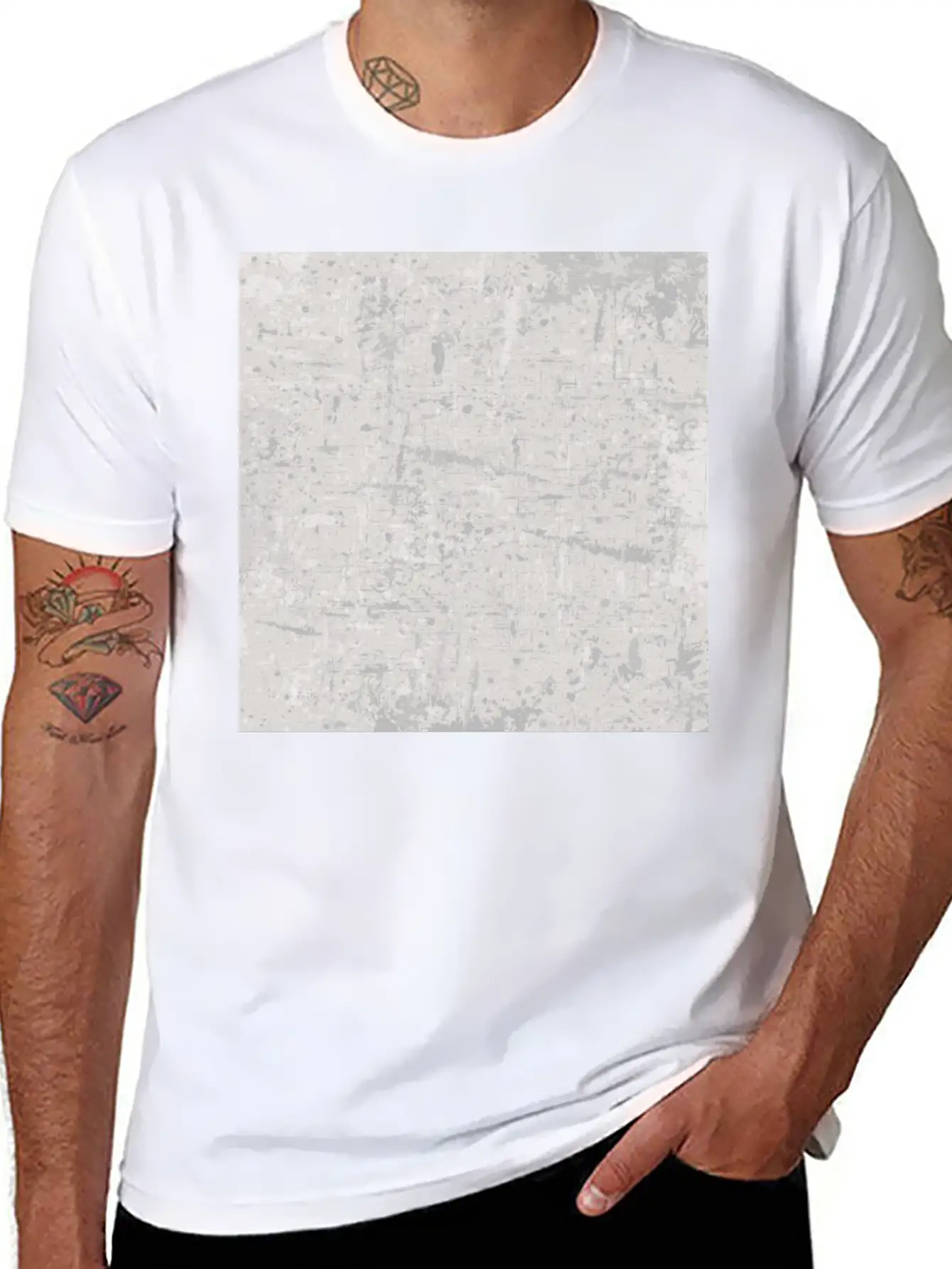 White Grey Art Lover Abstract Artist Painter Soft Cotton Short Sleeve Tee ¨C Unisex Wardrobe Staple