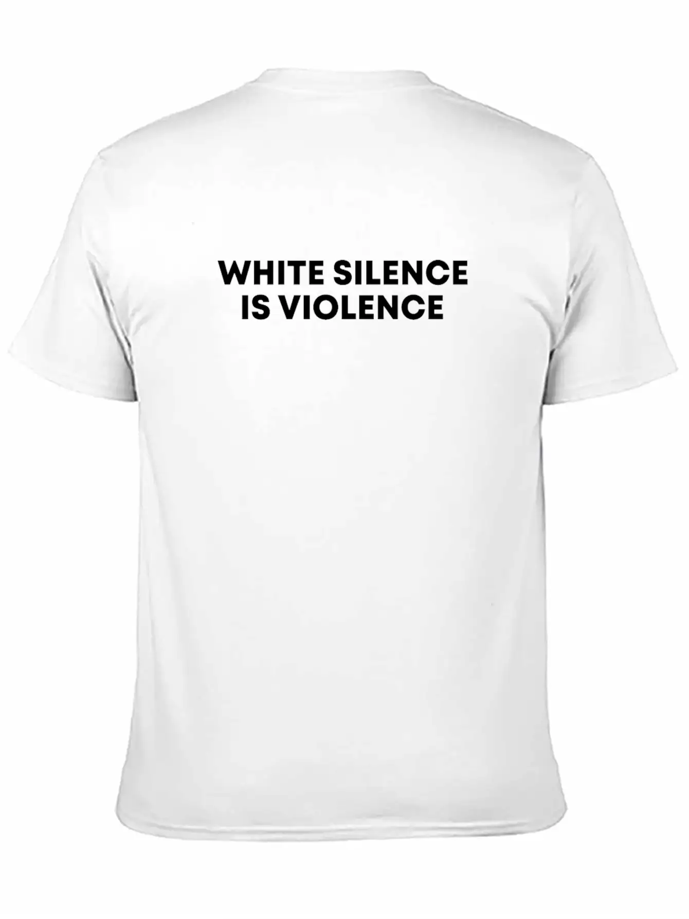 White Silence Is Violence Black Empowerment Gift Basic Graphic T-Shirt ¨C Daily Comfort In Soft Cotton