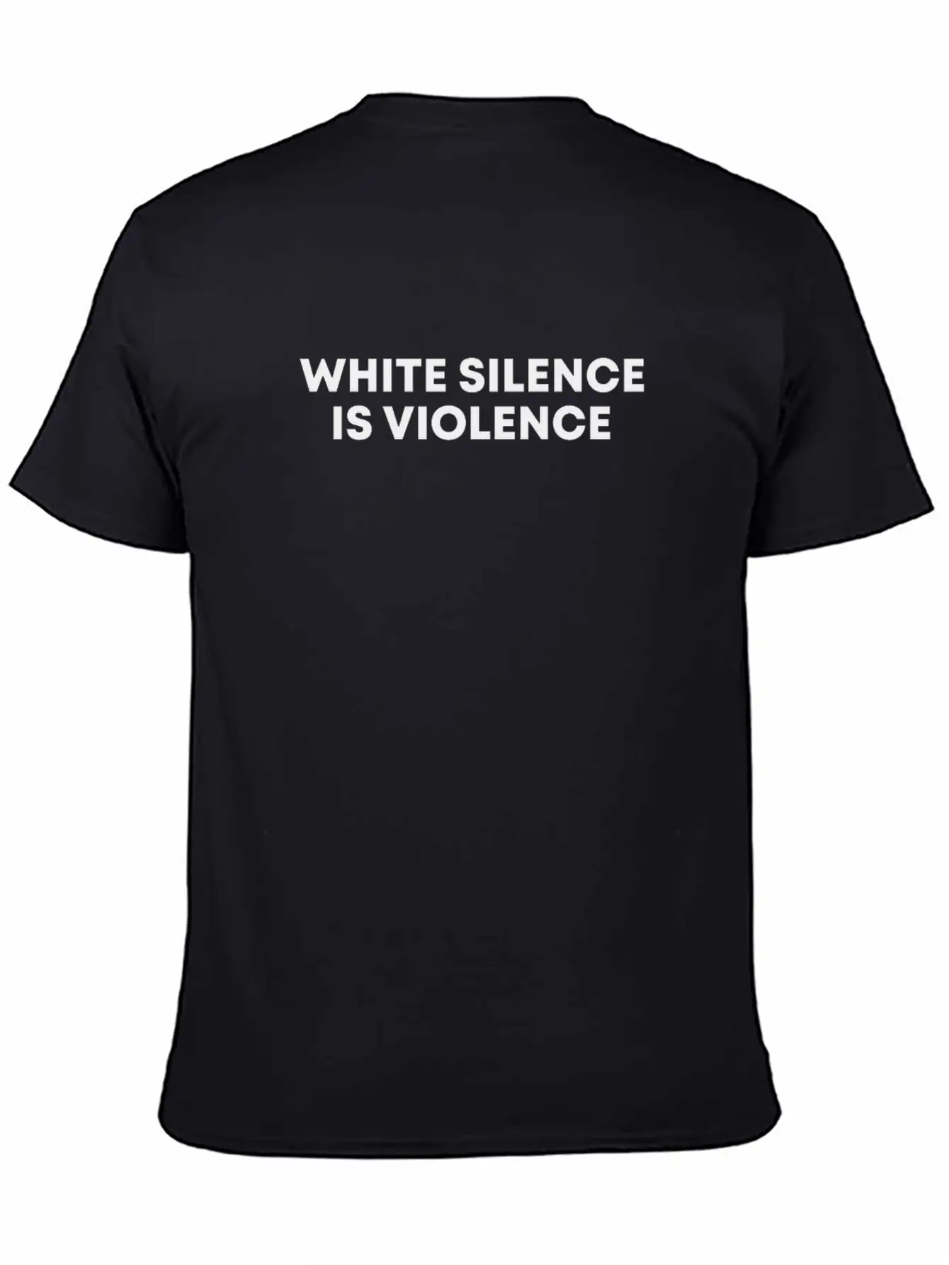 White Silence Is Violence Black Empowerment Gift Basic Graphic T-Shirt ¨C Daily Comfort In Soft Cotton