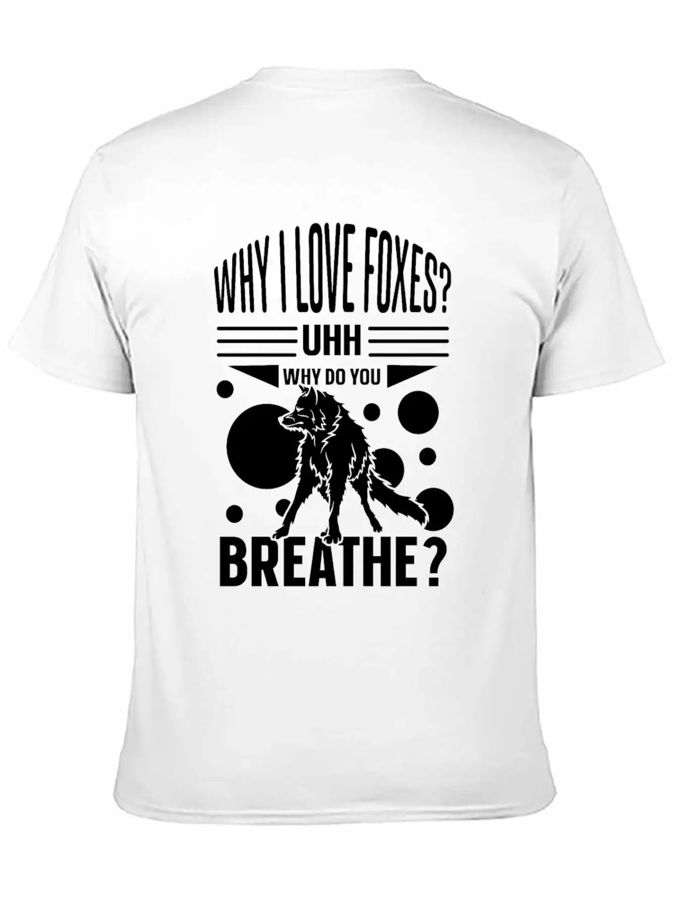 Why I Love Foxes? Uhh Why Do You Breathe Unisex Casual T-Shirt ¨C Clean Design For Daily Comfort