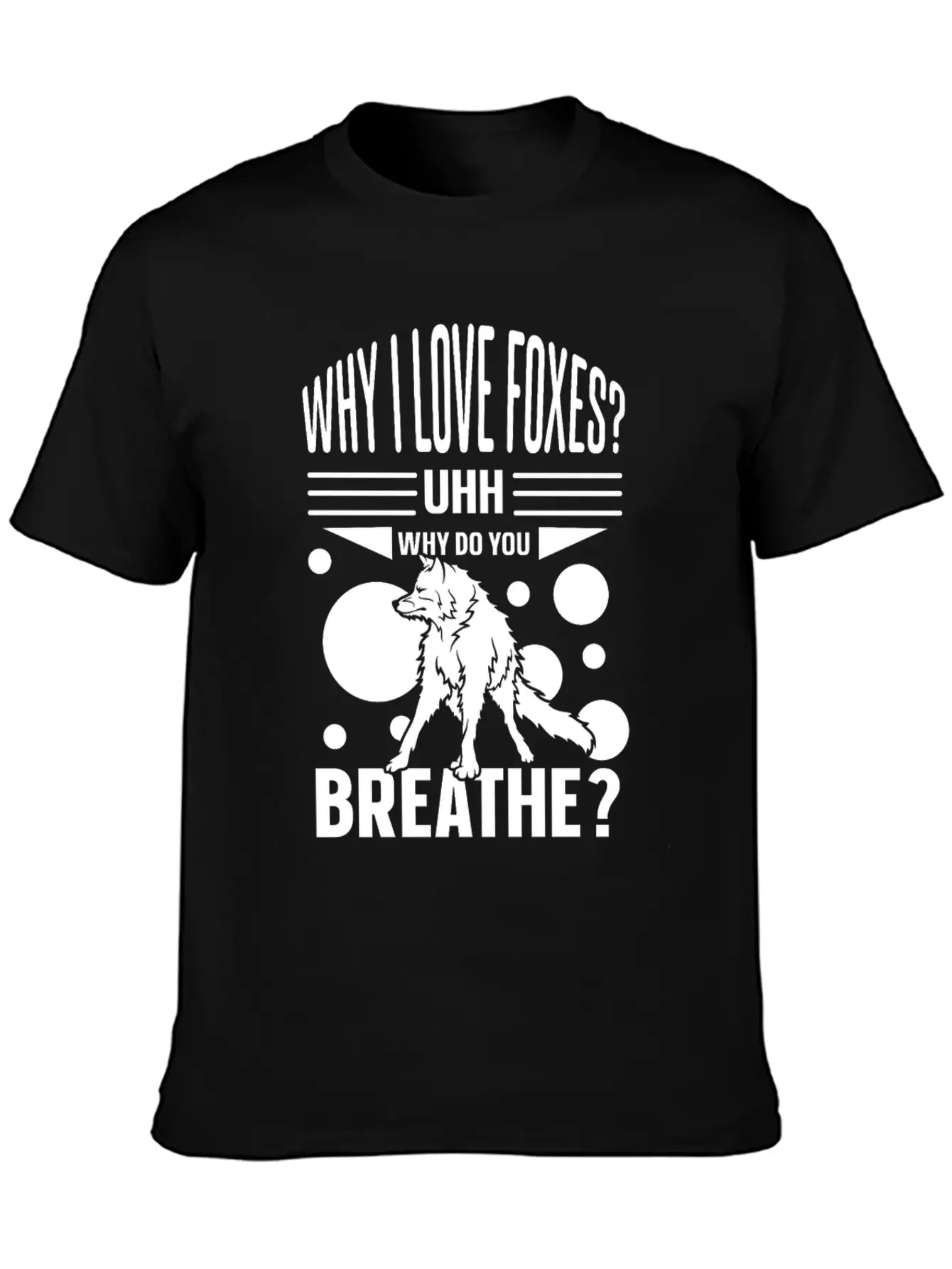 Why I Love Foxes? Uhh Why Do You Breathe Unisex Casual T-Shirt ¨C Clean Design For Daily Comfort