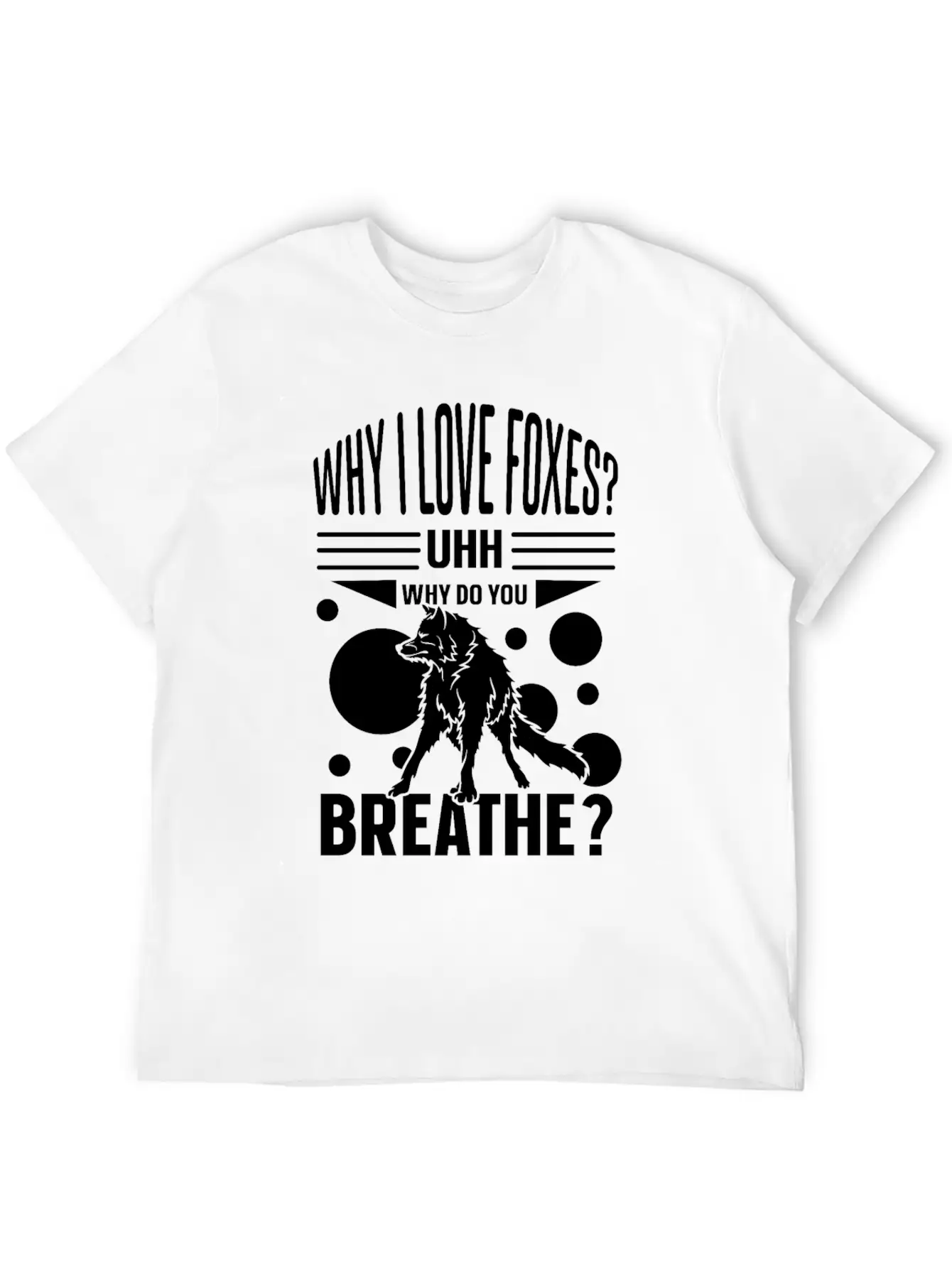 Why I Love Foxes? Uhh Why Do You Breathe Unisex Casual T-Shirt ¨C Clean Design For Daily Comfort