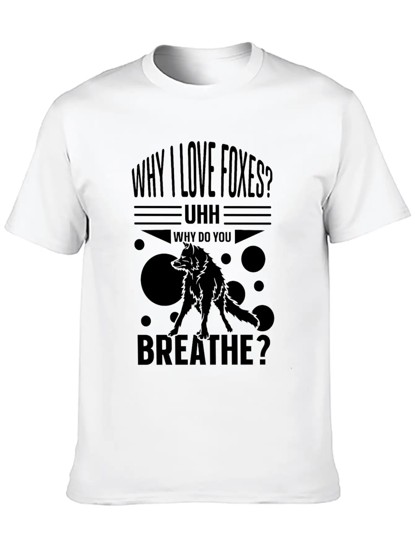 Why I Love Foxes? Uhh Why Do You Breathe Unisex Casual T-Shirt ¨C Clean Design For Daily Comfort
