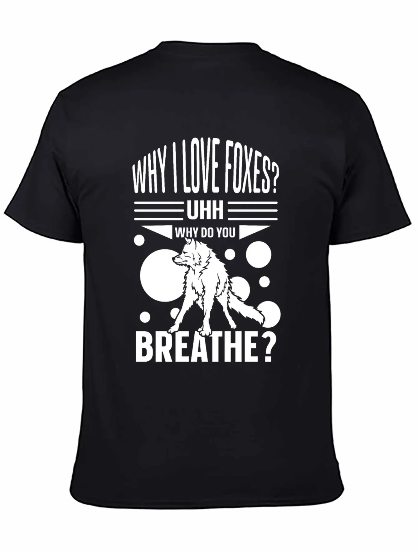 Why I Love Foxes? Uhh Why Do You Breathe Unisex Casual T-Shirt ¨C Clean Design For Daily Comfort
