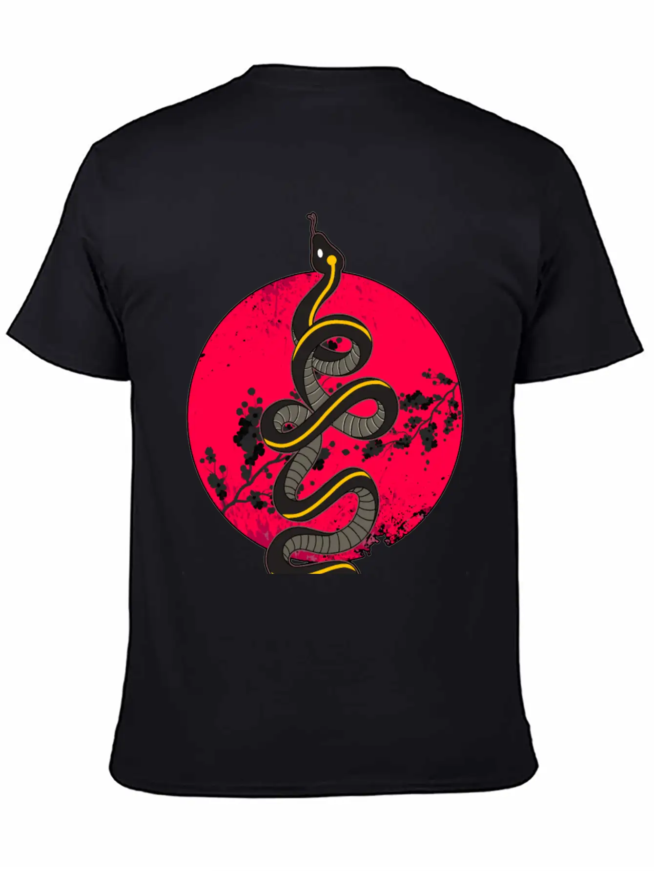 Wild Snake Tattoo Unisex Casual T-Shirt ¨C Clean Design For Daily Comfort
