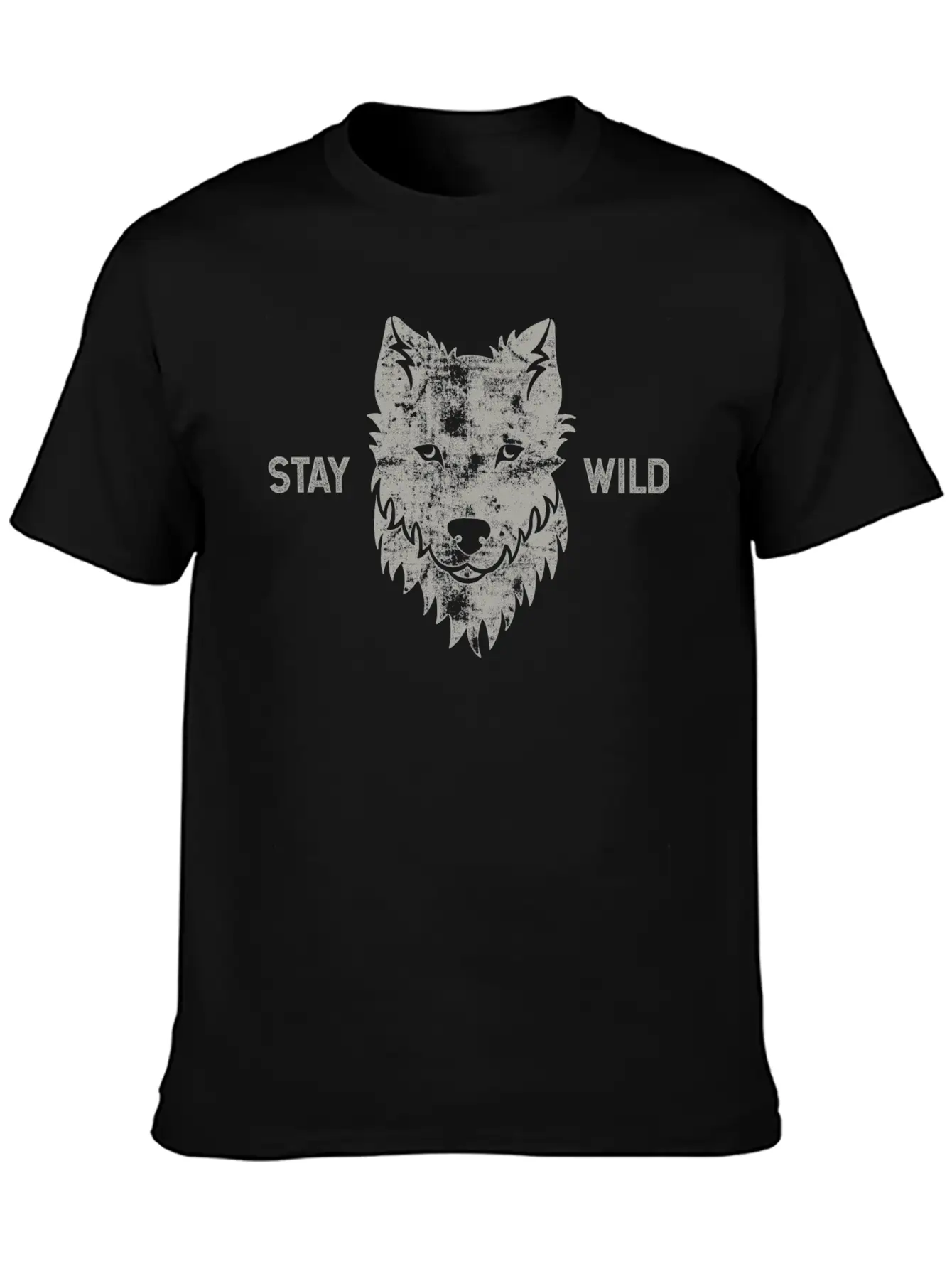 Wild Wolf Basic Graphic T-Shirt ¨C Daily Comfort In Soft Cotton