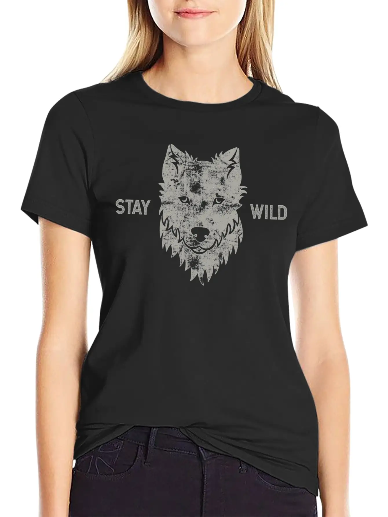 Wild Wolf Basic Graphic T-Shirt ¨C Daily Comfort In Soft Cotton