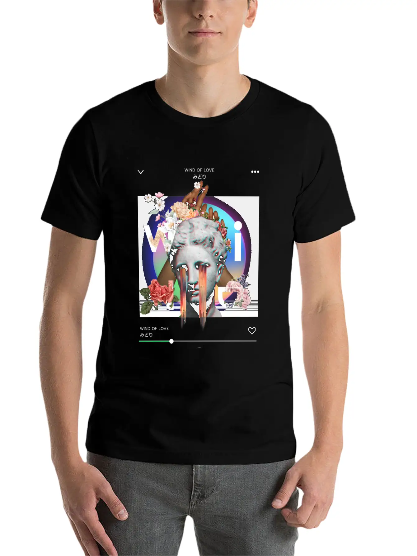 Wind Of Love Collage Art Soft Cotton Short Sleeve Tee ¨C Unisex Wardrobe Staple