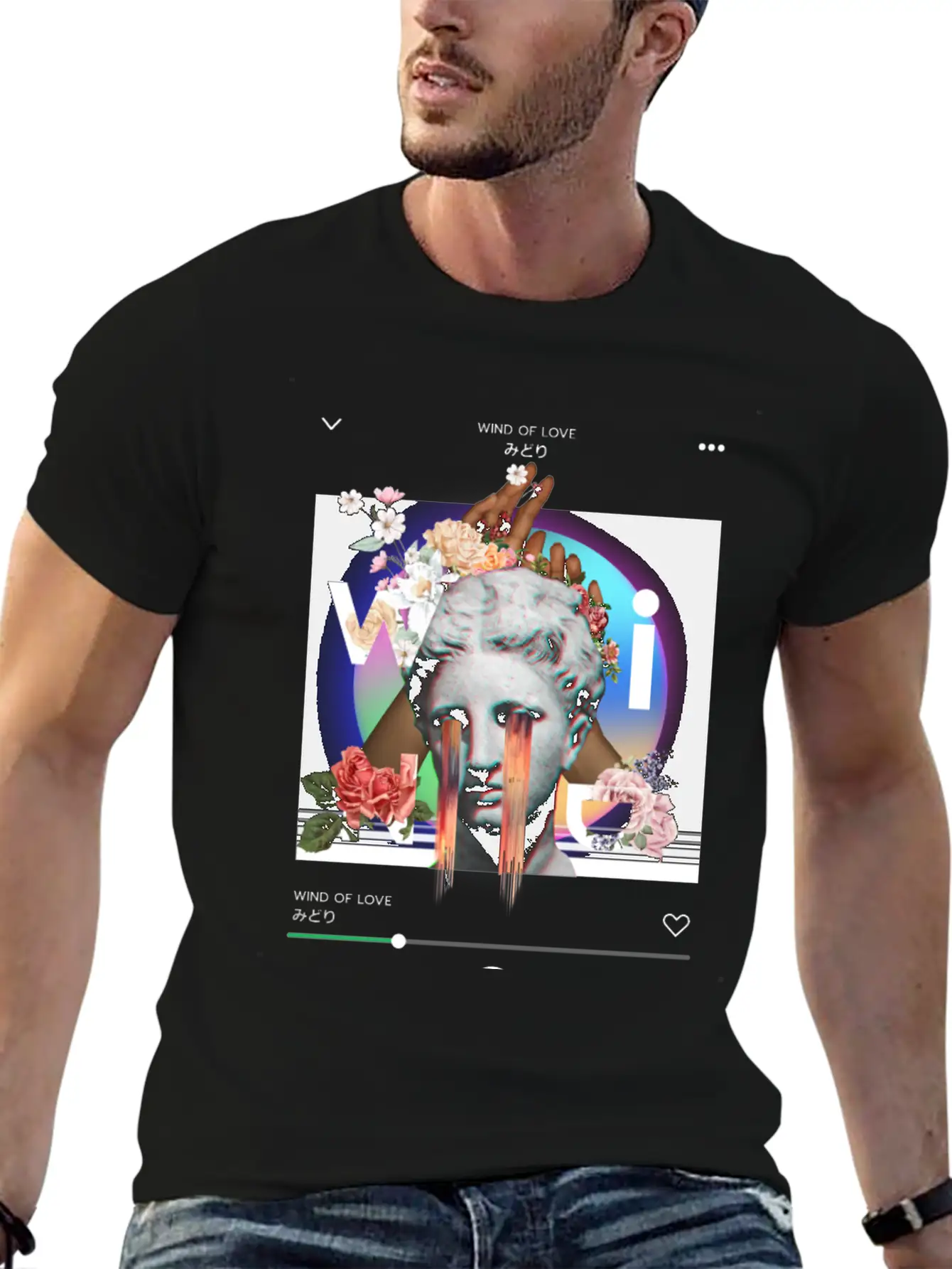 Wind Of Love Collage Art Soft Cotton Short Sleeve Tee ¨C Unisex Wardrobe Staple