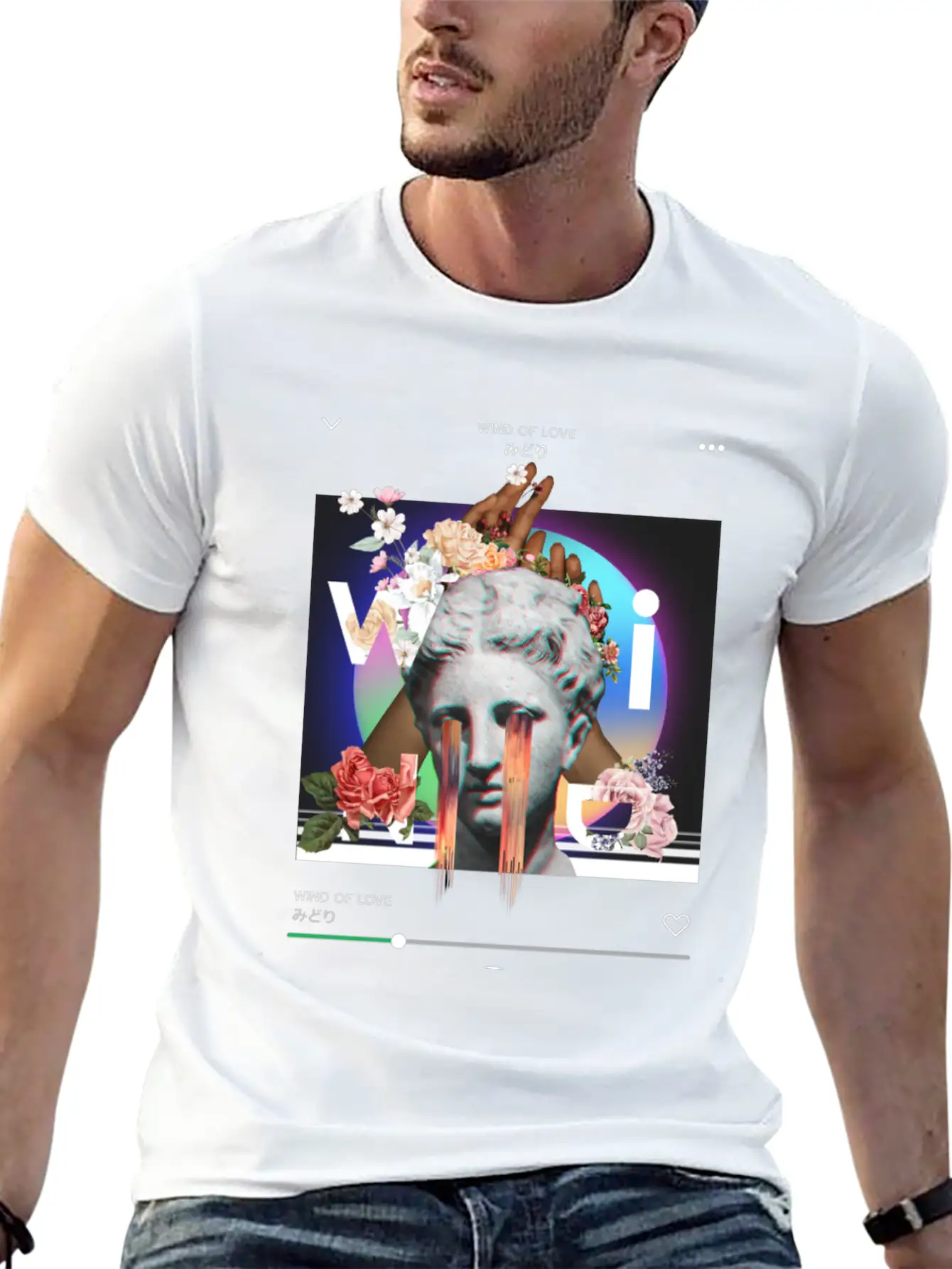 Wind Of Love Collage Art Soft Cotton Short Sleeve Tee ¨C Unisex Wardrobe Staple