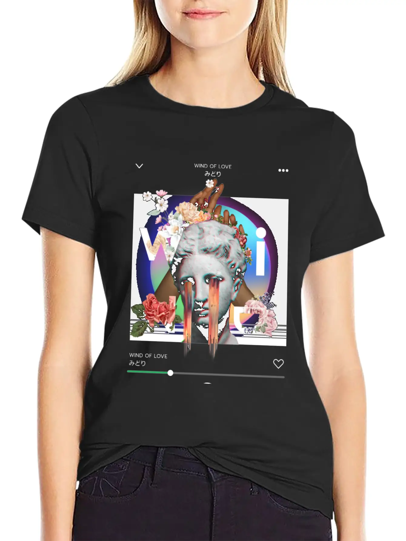 Wind Of Love Collage Art Soft Cotton Short Sleeve Tee ¨C Unisex Wardrobe Staple