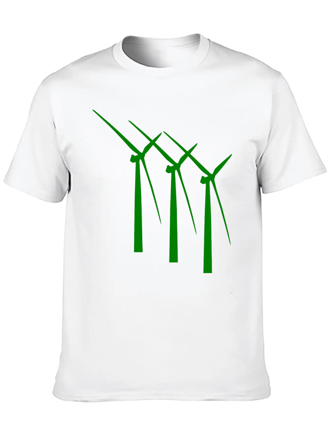 Windmill Windmuehle Wind Turbine Windrad41 Basic Graphic T-Shirt ¨C Daily Comfort In Soft Cotton