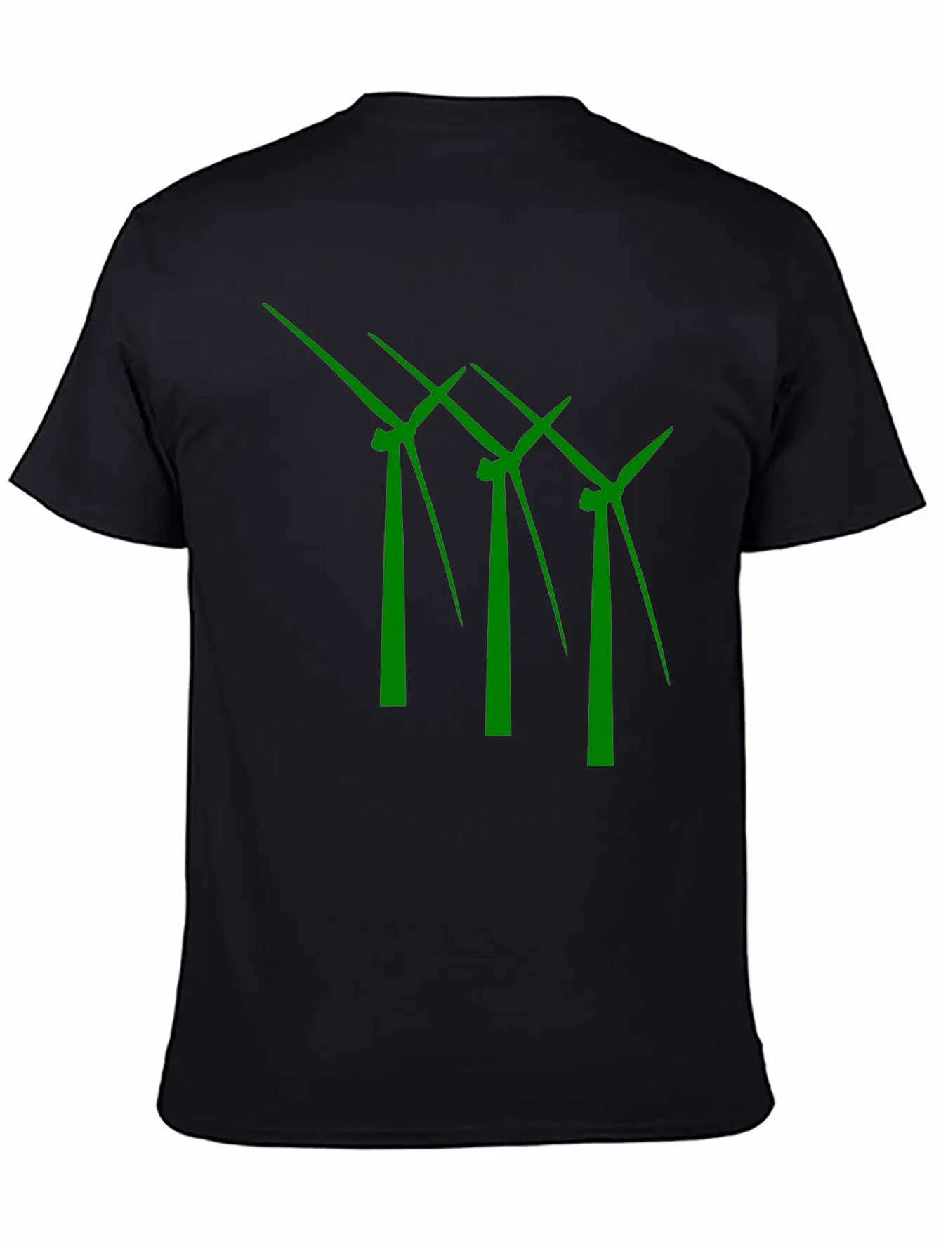 Windmill Windmuehle Wind Turbine Windrad41 Basic Graphic T-Shirt ¨C Daily Comfort In Soft Cotton