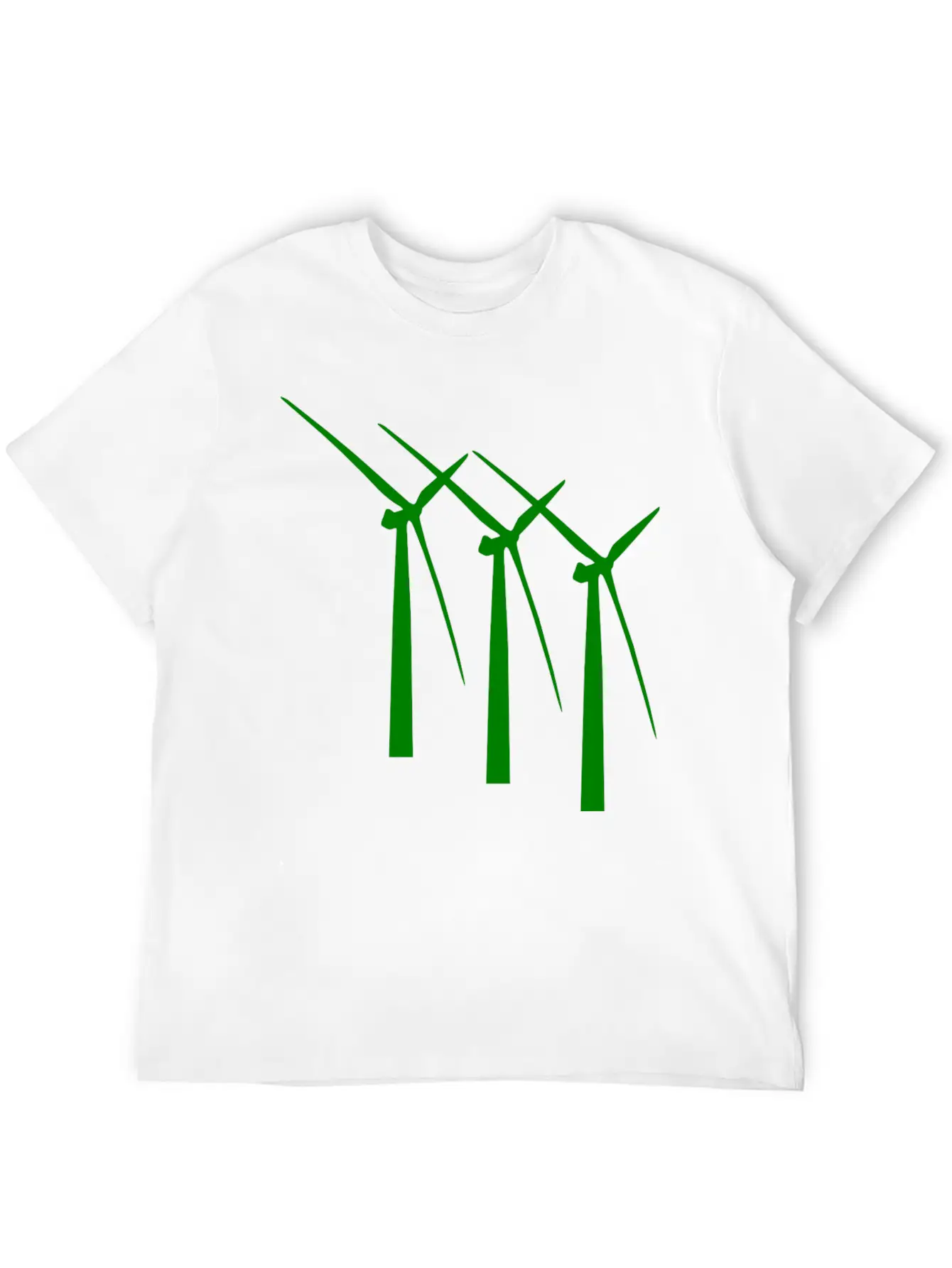Windmill Windmuehle Wind Turbine Windrad41 Basic Graphic T-Shirt ¨C Daily Comfort In Soft Cotton