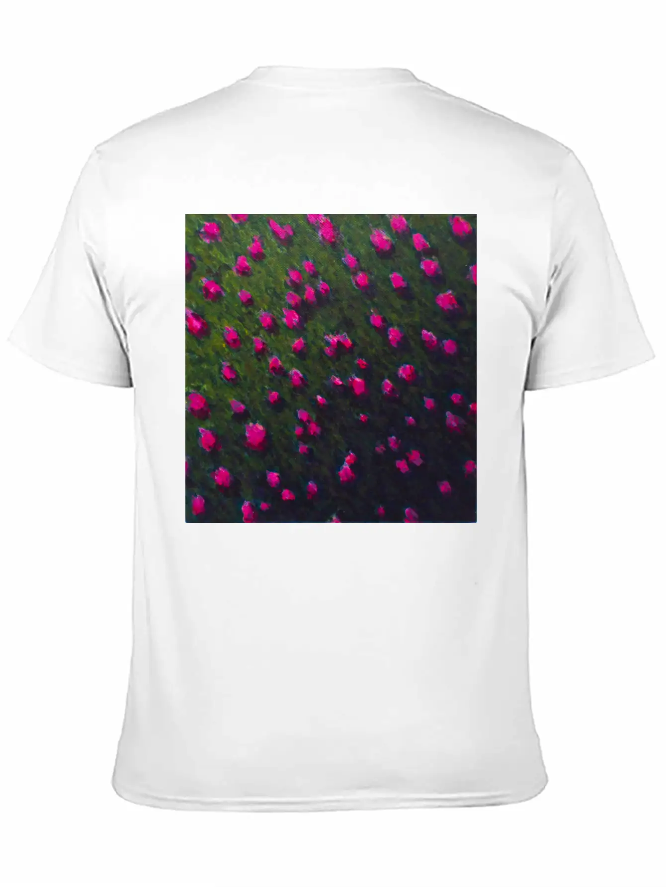 Windswept Flower Field Unisex Casual T-Shirt ¨C Clean Design For Daily Comfort