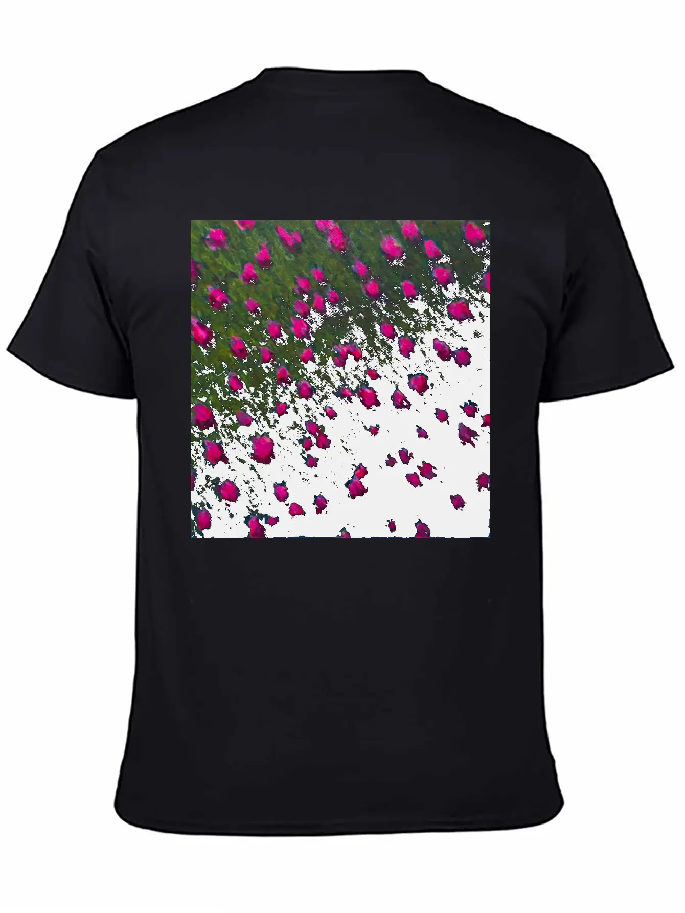 Windswept Flower Field Unisex Casual T-Shirt ¨C Clean Design For Daily Comfort