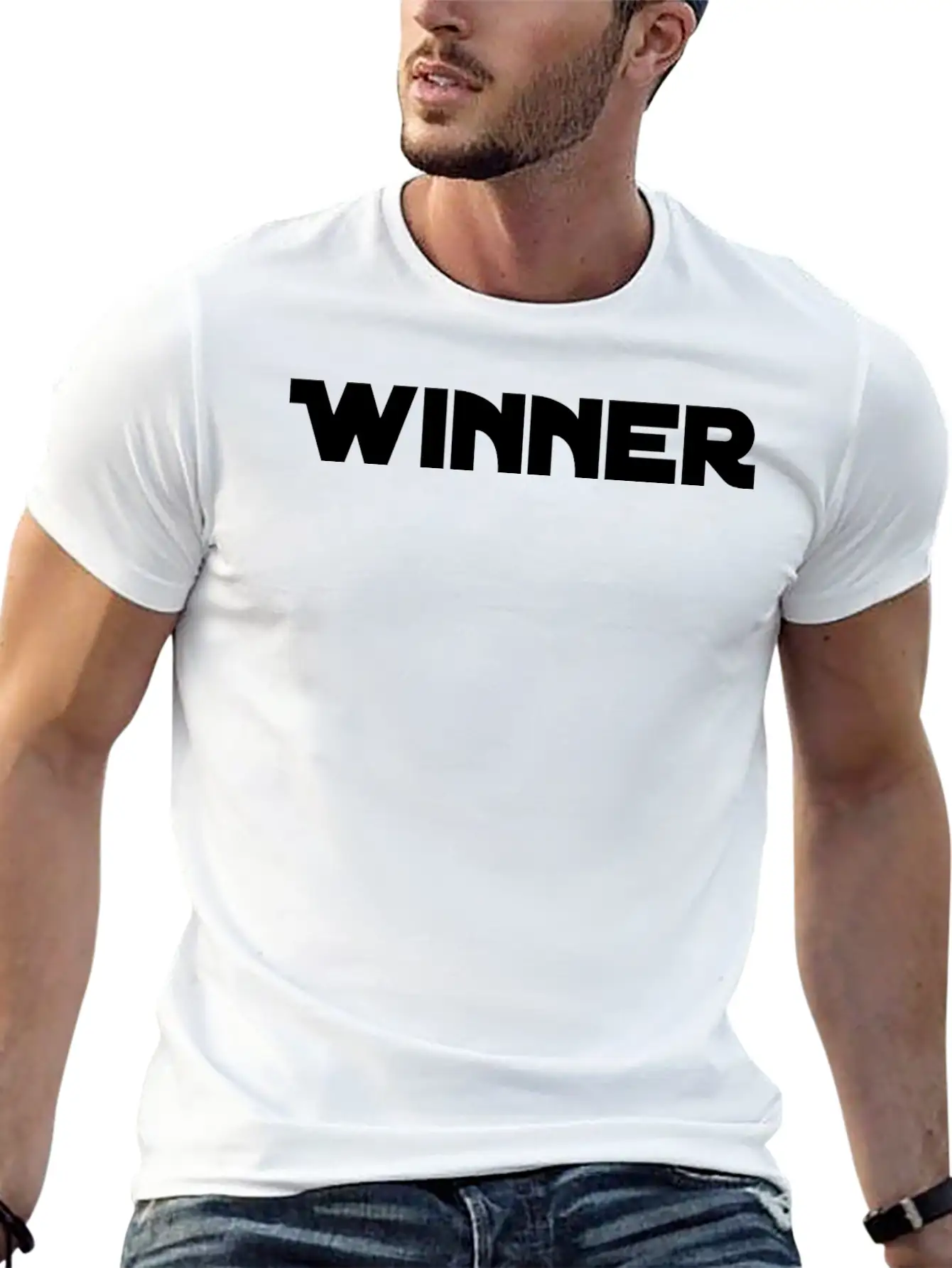 Winner Essential Cotton Tee For Daily Outfits ¨C Unisex Style