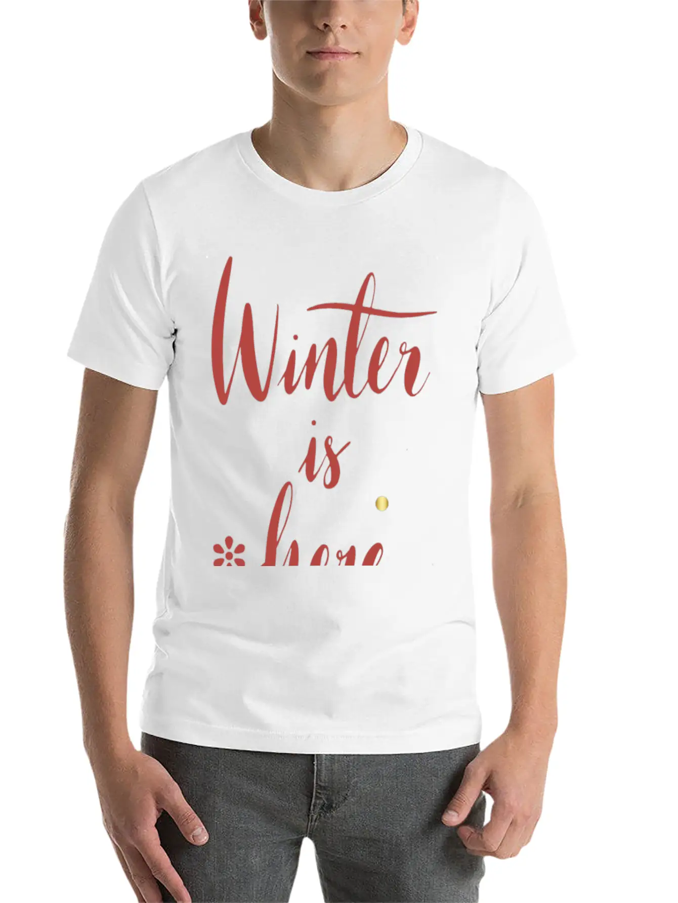Winter Weather Soft Cotton Short Sleeve Tee ¨C Unisex Wardrobe Staple