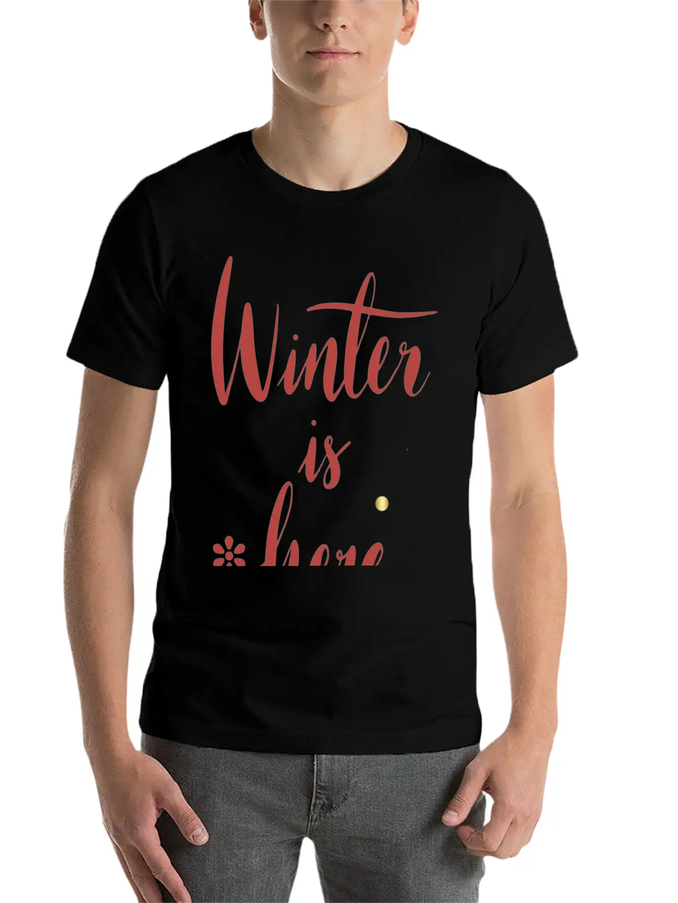 Winter Weather Soft Cotton Short Sleeve Tee ¨C Unisex Wardrobe Staple