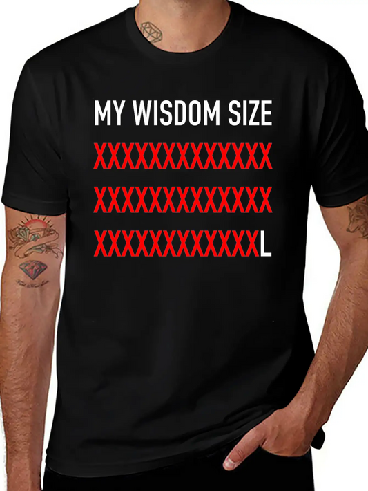 WISDOM Unisex Casual T-Shirt ¨C Clean Design For Daily Comfort