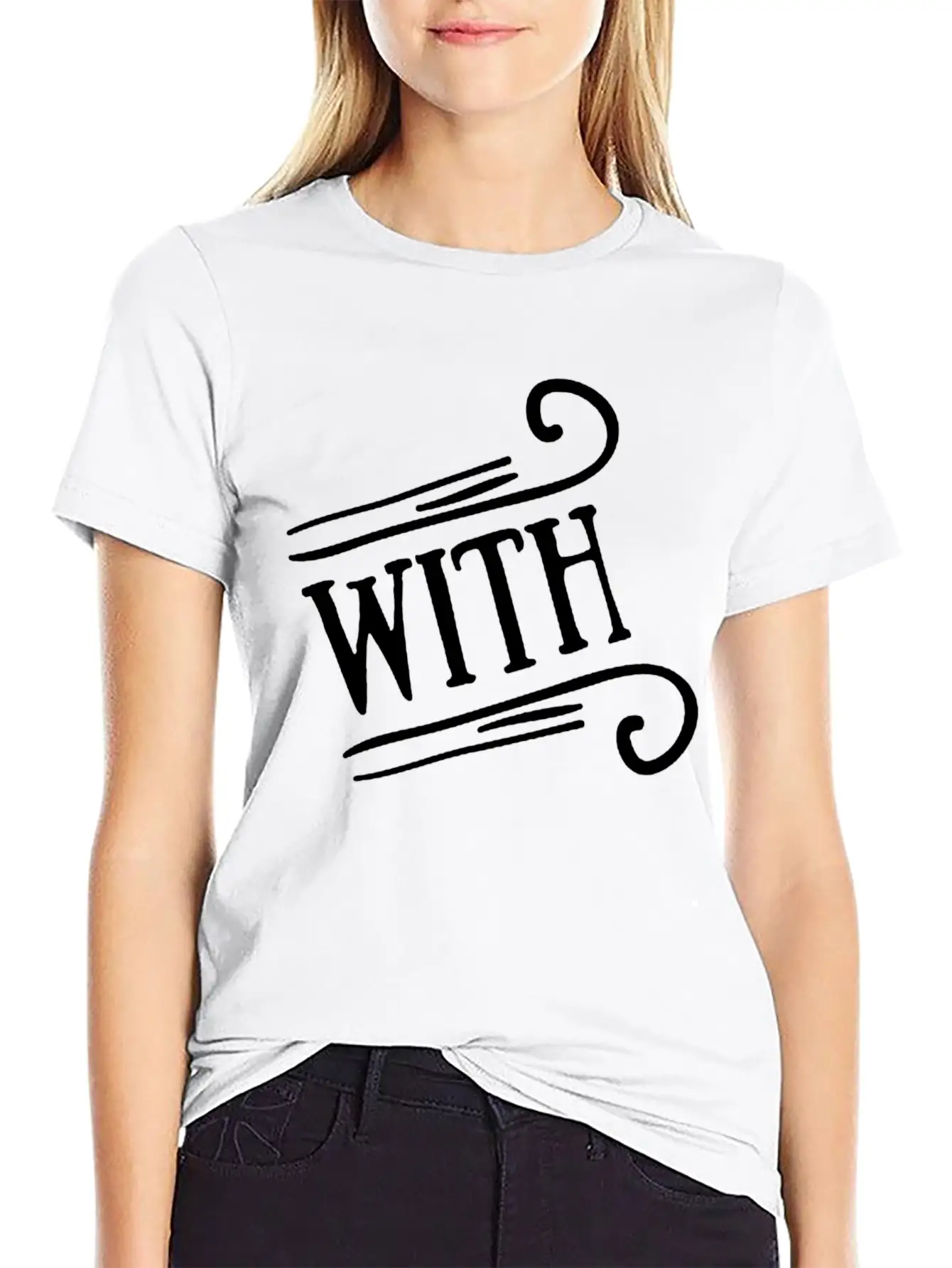 With Air Style Basic Graphic T-Shirt ¨C Daily Comfort In Soft Cotton