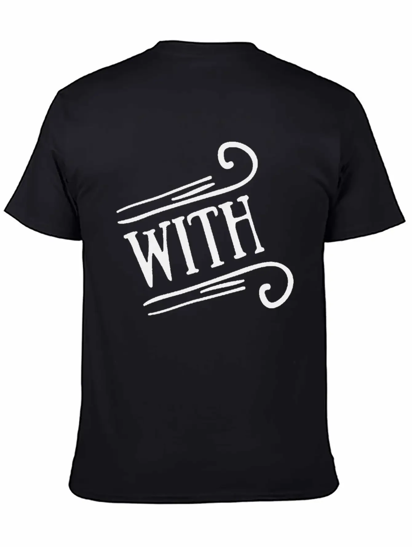 With Air Style Basic Graphic T-Shirt ¨C Daily Comfort In Soft Cotton