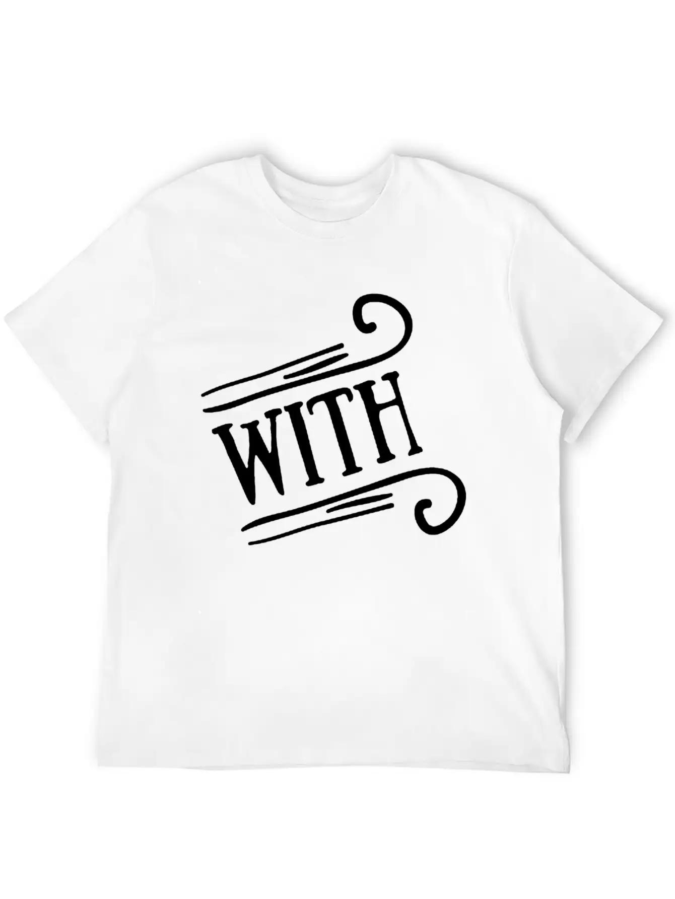 With Air Style Basic Graphic T-Shirt ¨C Daily Comfort In Soft Cotton