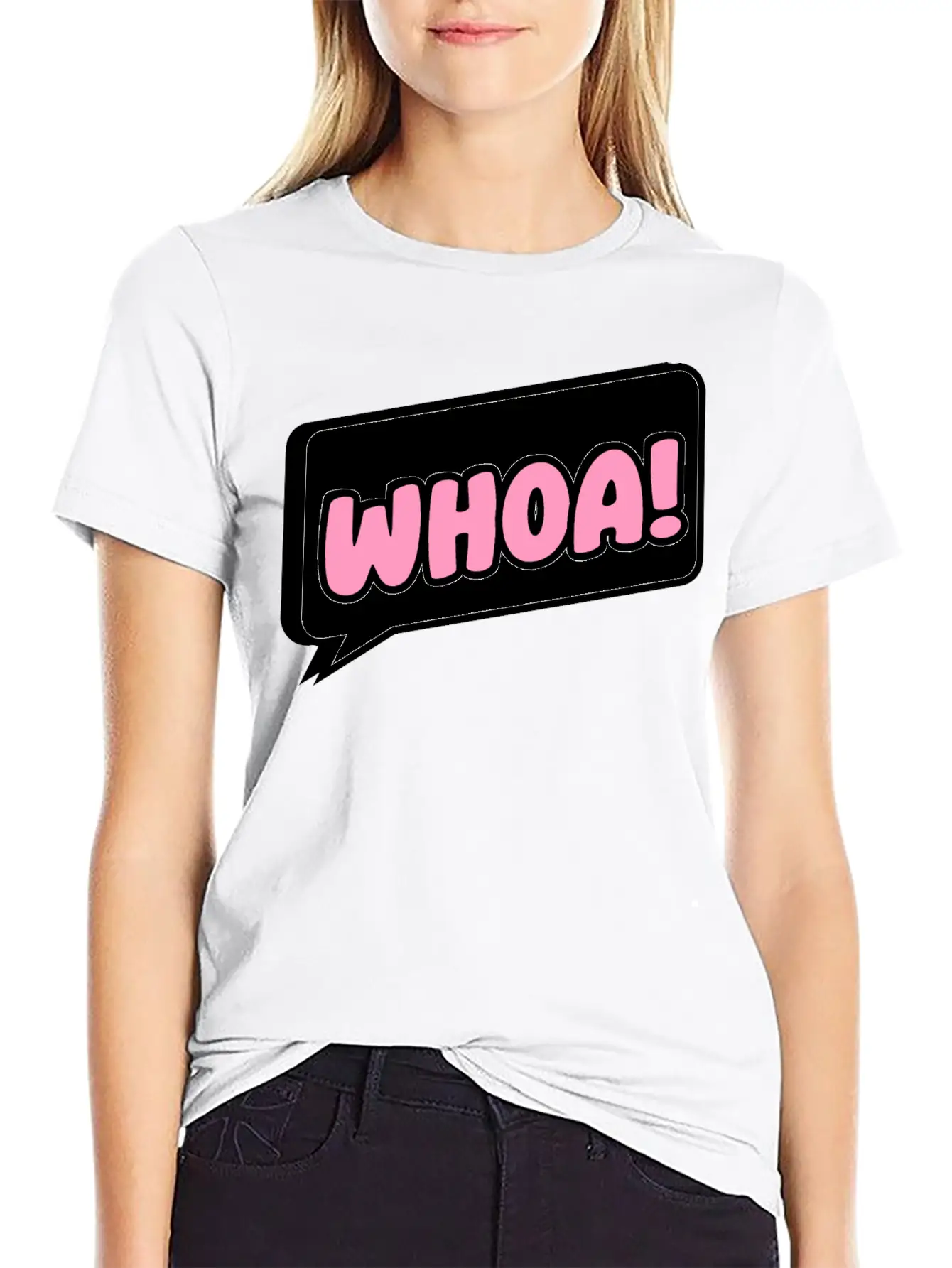 Woah Surprise Essential Cotton Tee For Daily Outfits ¨C Unisex Style