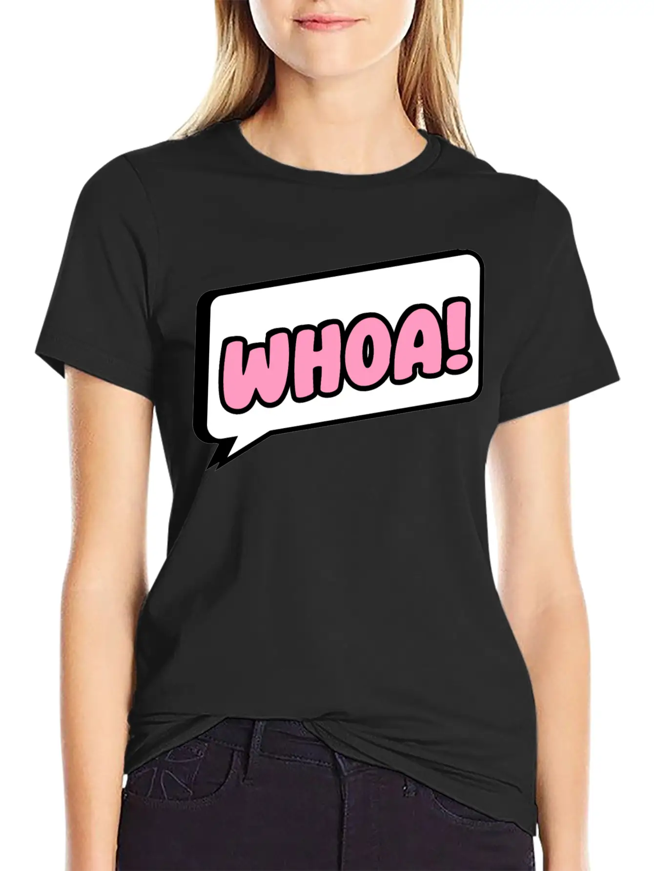 Woah Surprise Essential Cotton Tee For Daily Outfits ¨C Unisex Style