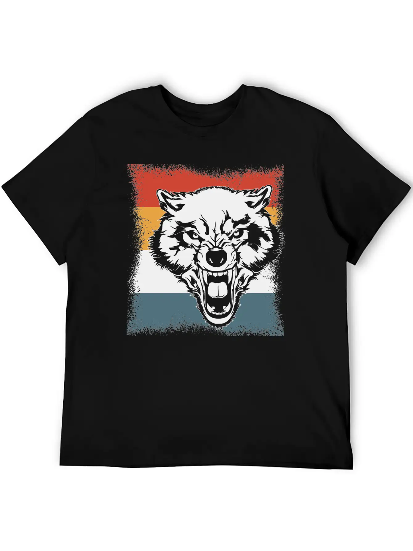 Wolf Cry Howl Gift Animal Forest Basic Graphic T-Shirt ¨C Daily Comfort In Soft Cotton