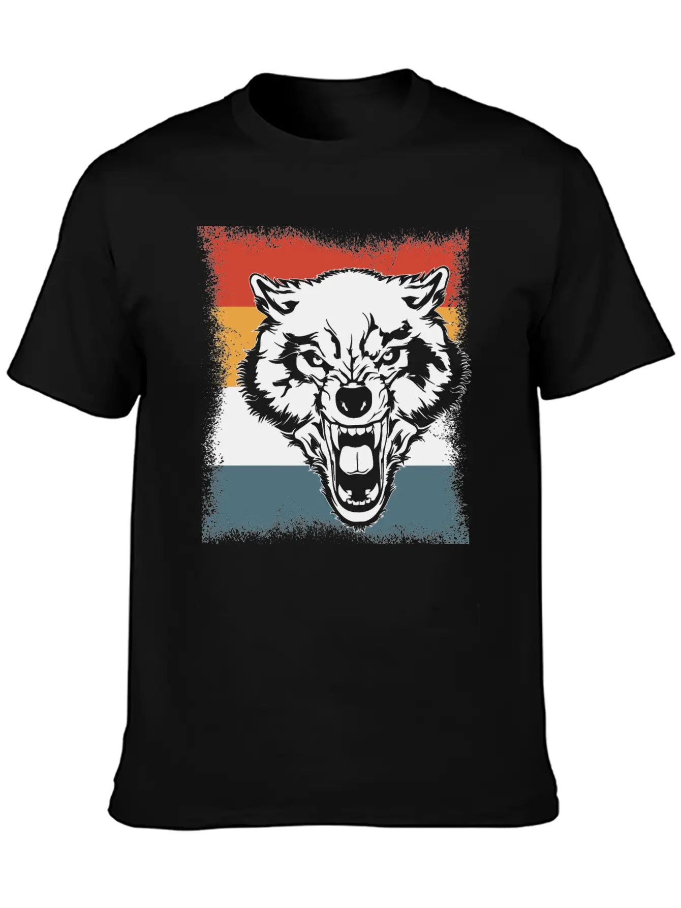 Wolf Cry Howl Gift Animal Forest Basic Graphic T-Shirt ¨C Daily Comfort In Soft Cotton