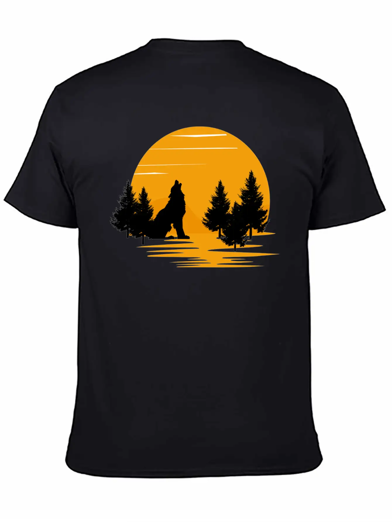 Wolf Essential Cotton Tee For Daily Outfits ¨C Unisex Style