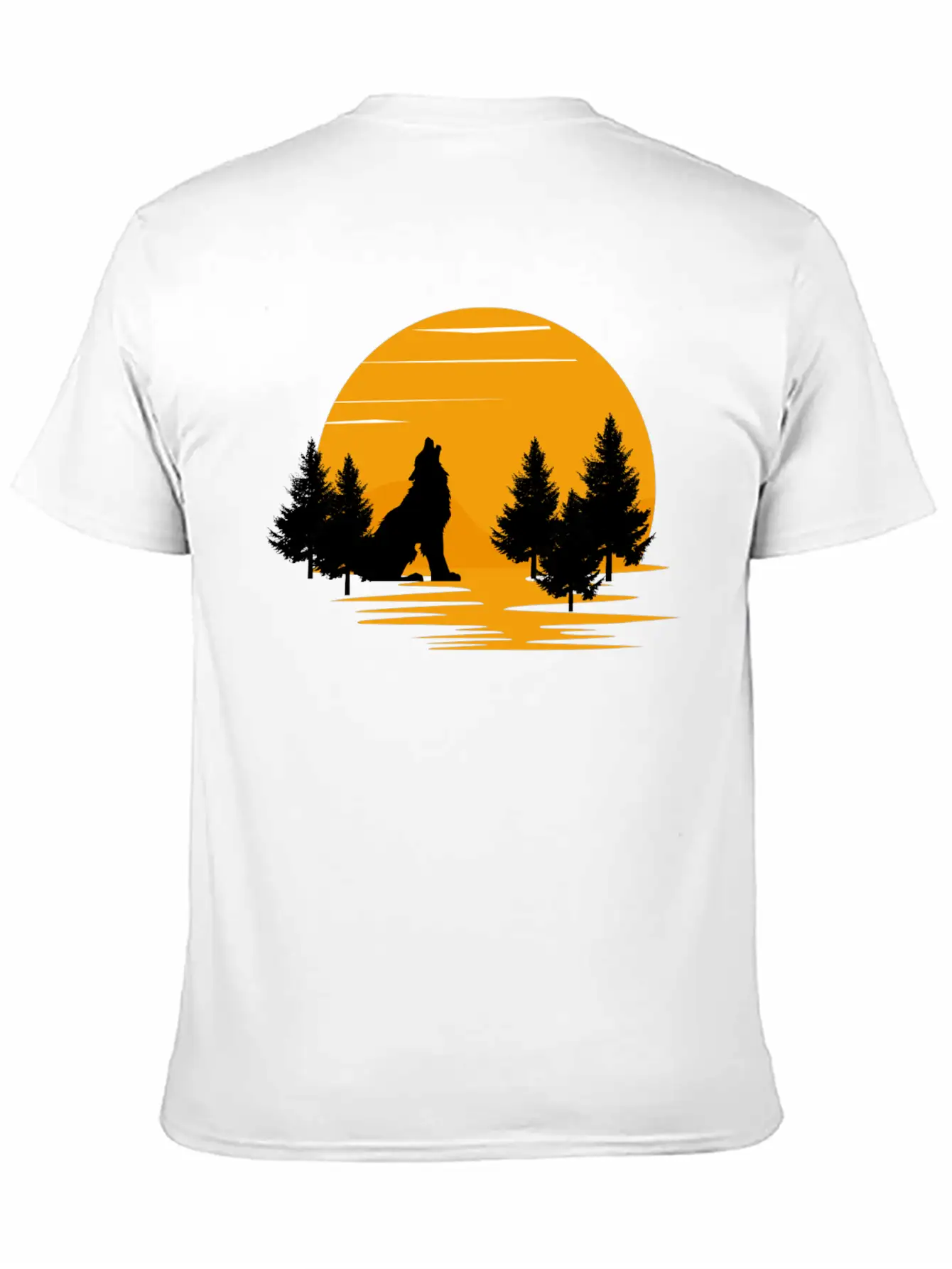 Wolf Essential Cotton Tee For Daily Outfits ¨C Unisex Style