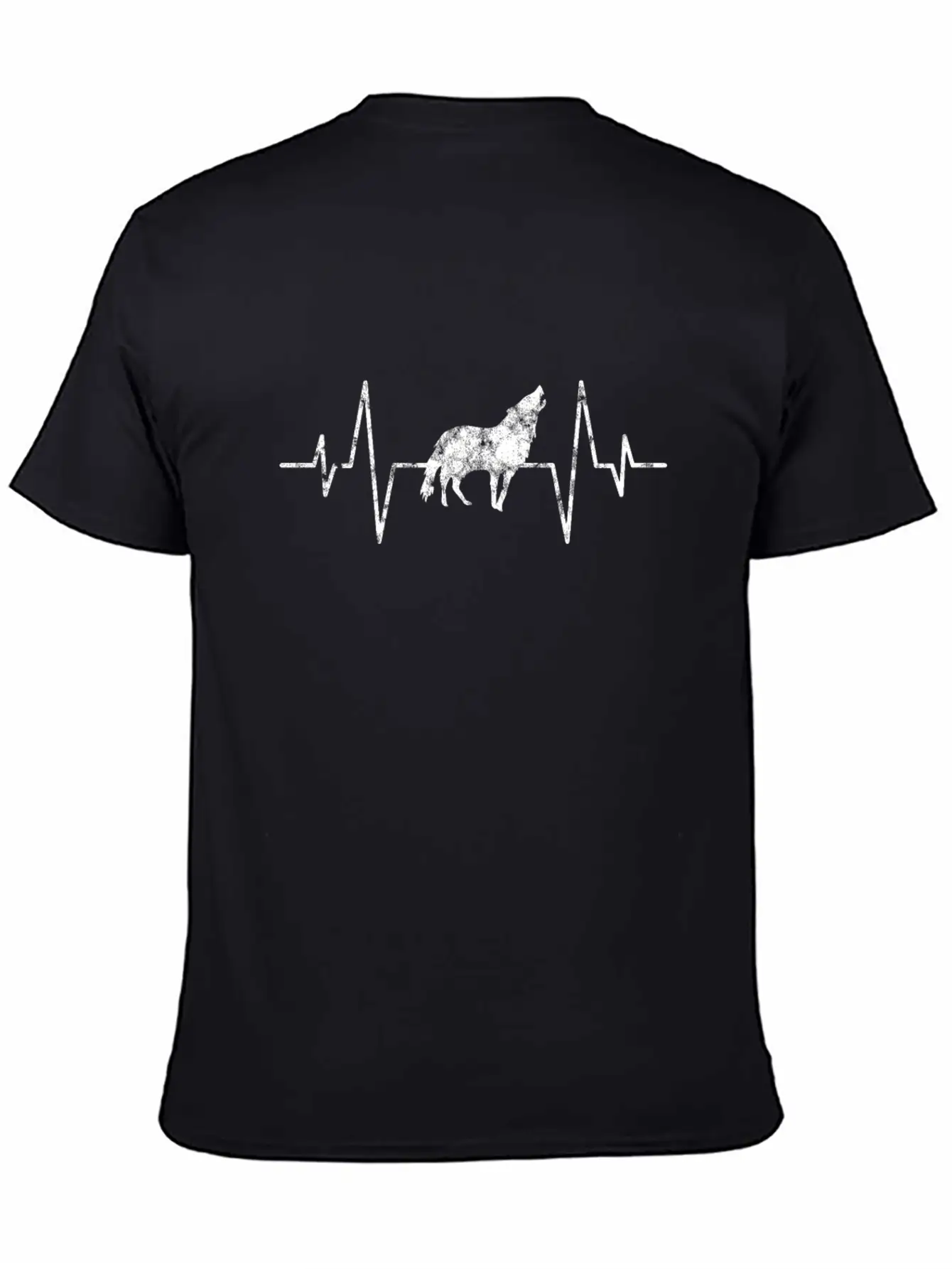 Wolf Heartbeat Basic Graphic T-Shirt ¨C Daily Comfort In Soft Cotton
