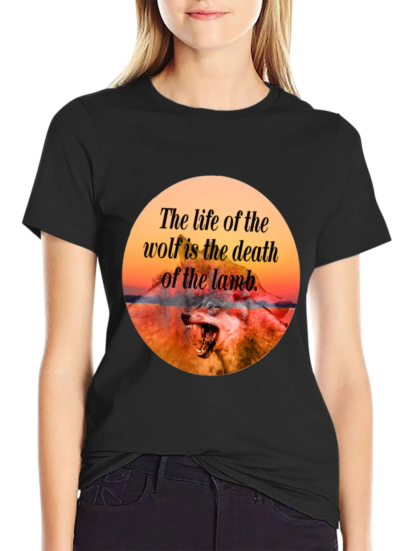 Wolf Life Basic Graphic T-Shirt ¨C Daily Comfort In Soft Cotton