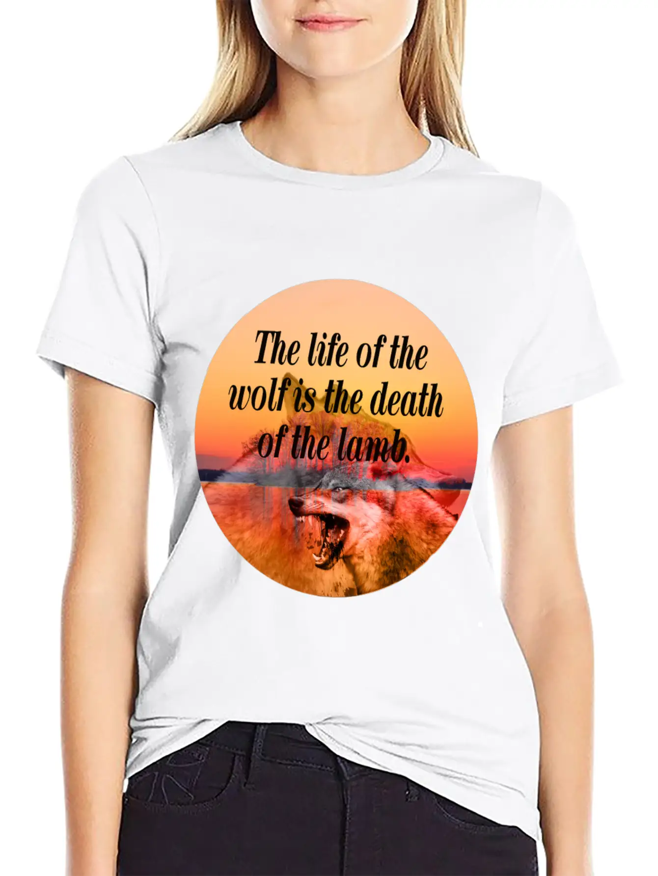 Wolf Life Basic Graphic T-Shirt ¨C Daily Comfort In Soft Cotton