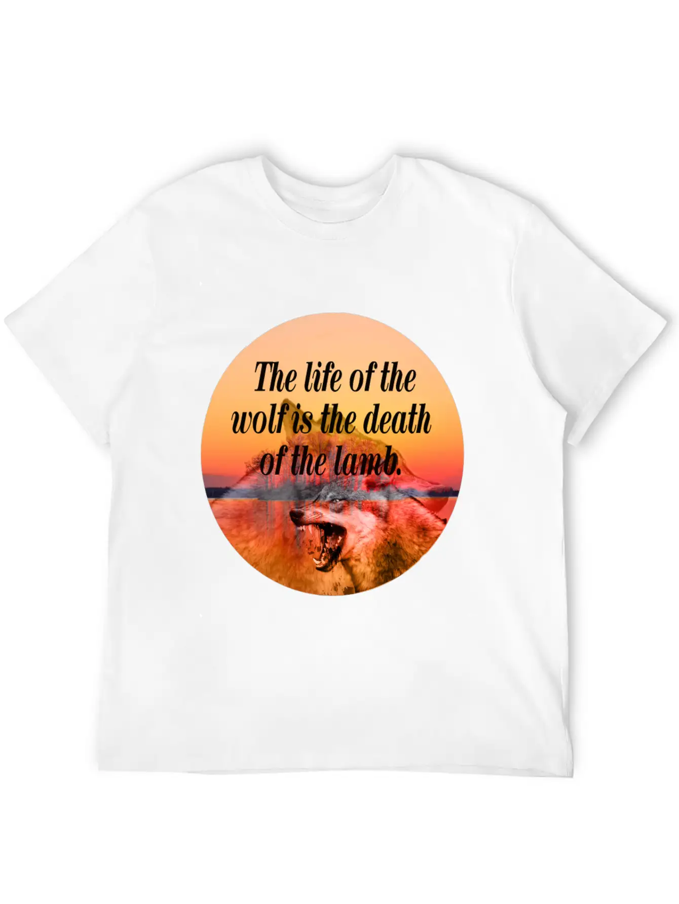 Wolf Life Basic Graphic T-Shirt ¨C Daily Comfort In Soft Cotton