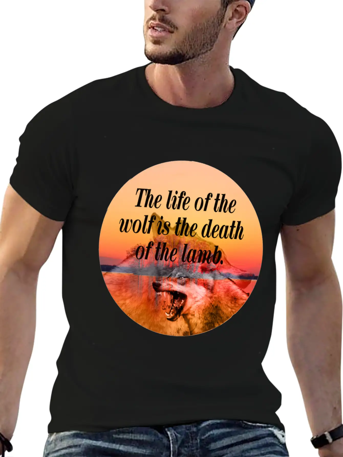 Wolf Life Basic Graphic T-Shirt ¨C Daily Comfort In Soft Cotton