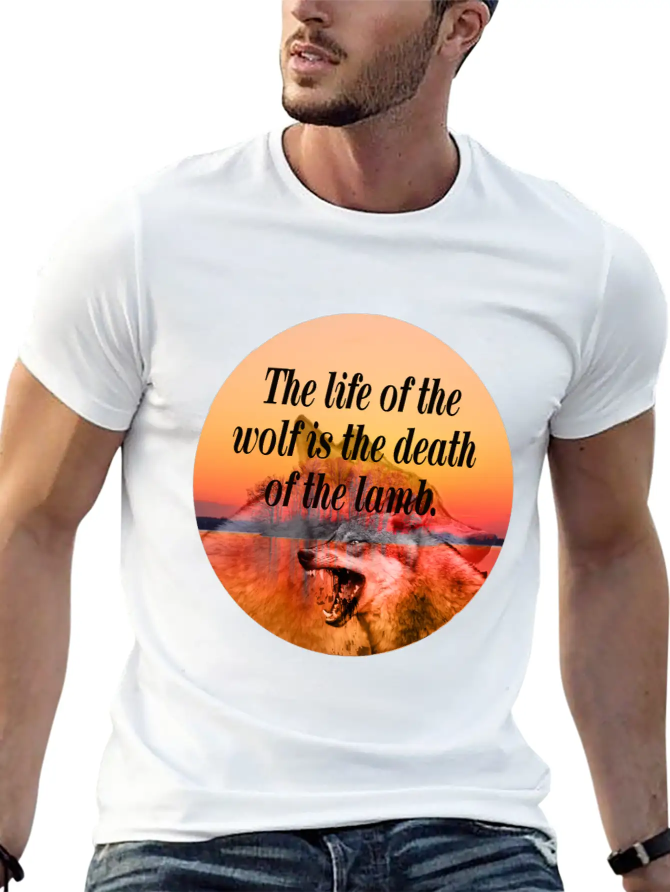 Wolf Life Basic Graphic T-Shirt ¨C Daily Comfort In Soft Cotton