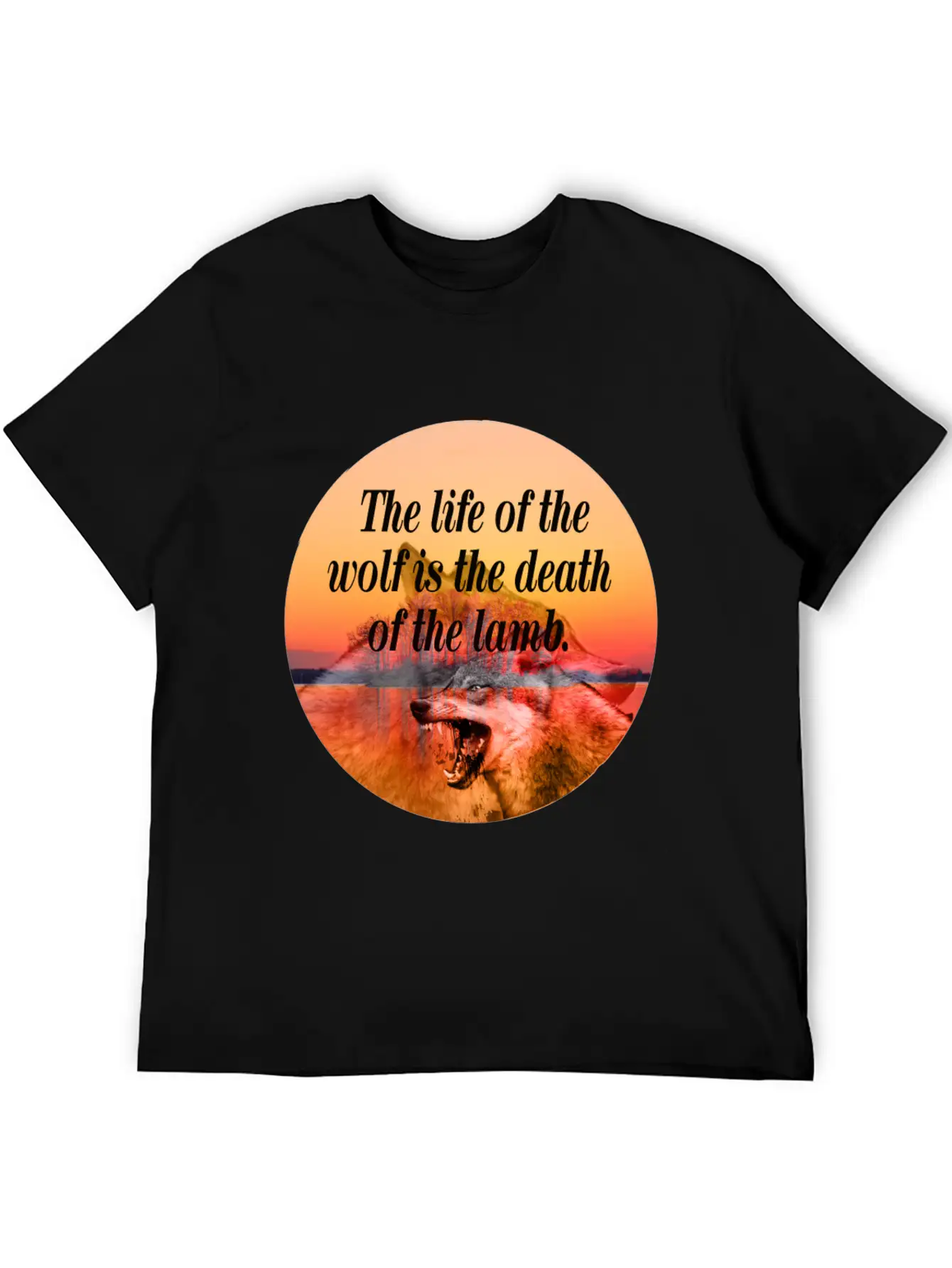 Wolf Life Basic Graphic T-Shirt ¨C Daily Comfort In Soft Cotton