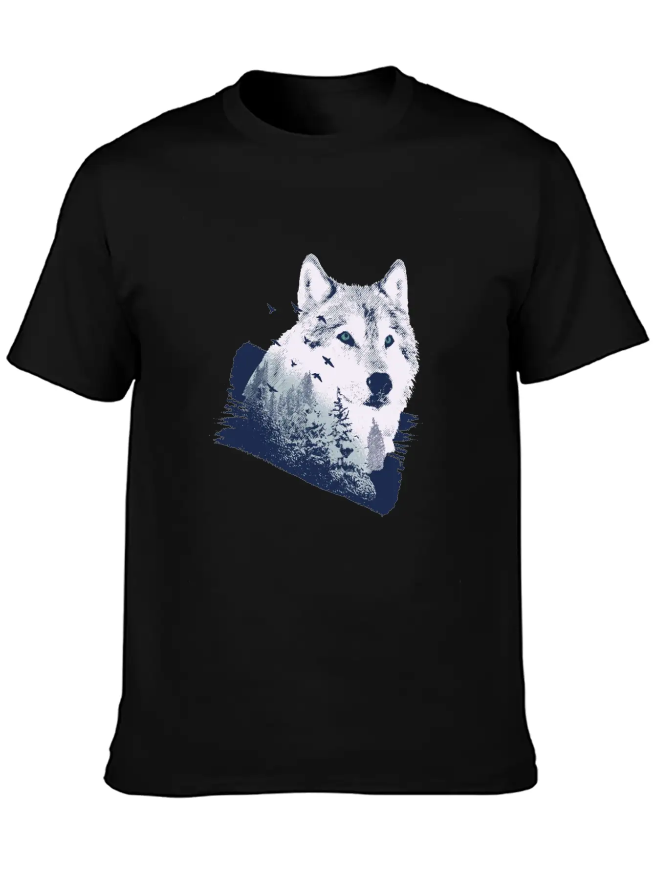 Wolf Motif Nature Wolves Unisex Casual T-Shirt ¨C Clean Design For Daily Comfort