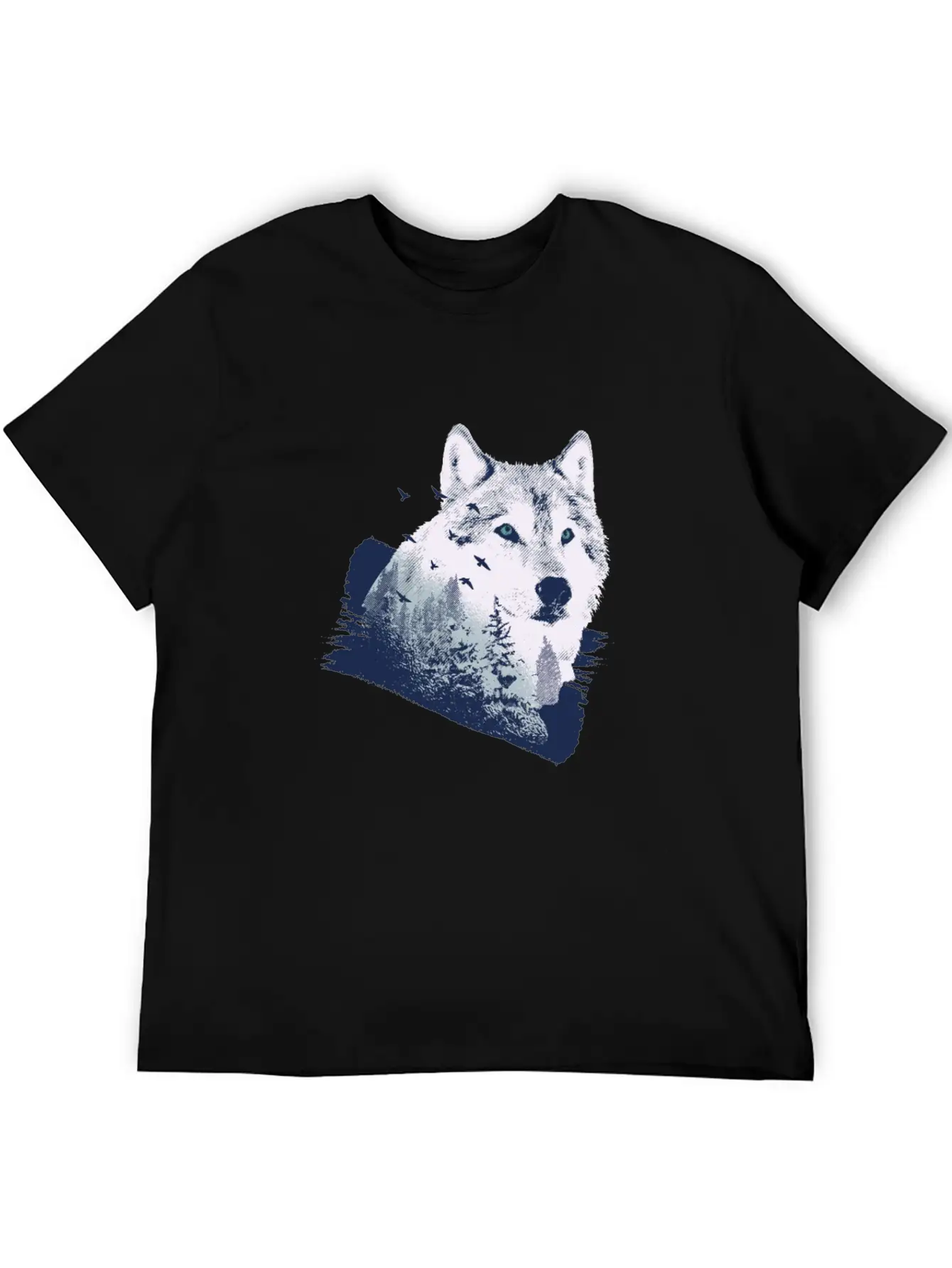 Wolf Motif Nature Wolves Unisex Casual T-Shirt ¨C Clean Design For Daily Comfort