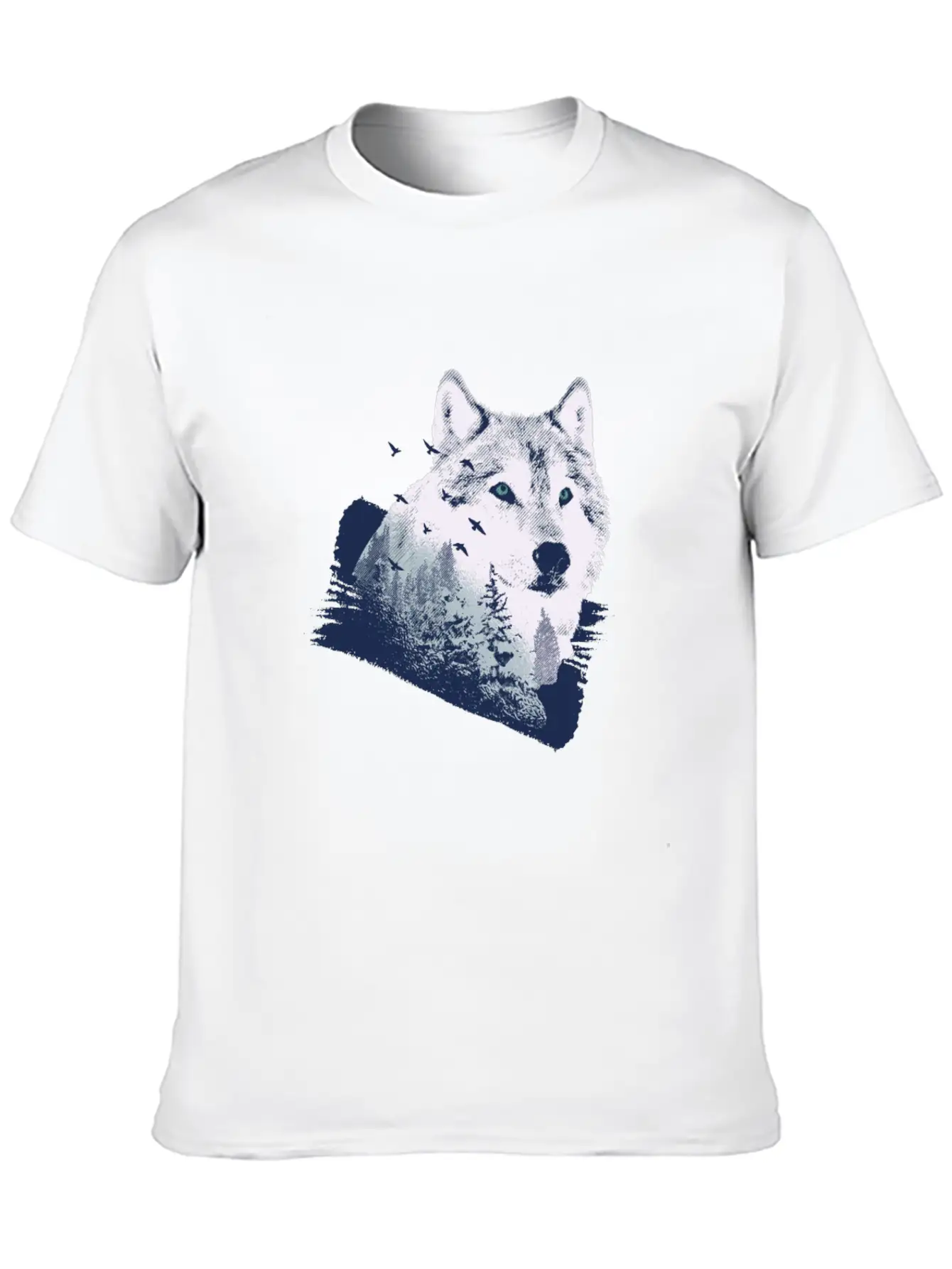 Wolf Motif Nature Wolves Unisex Casual T-Shirt ¨C Clean Design For Daily Comfort