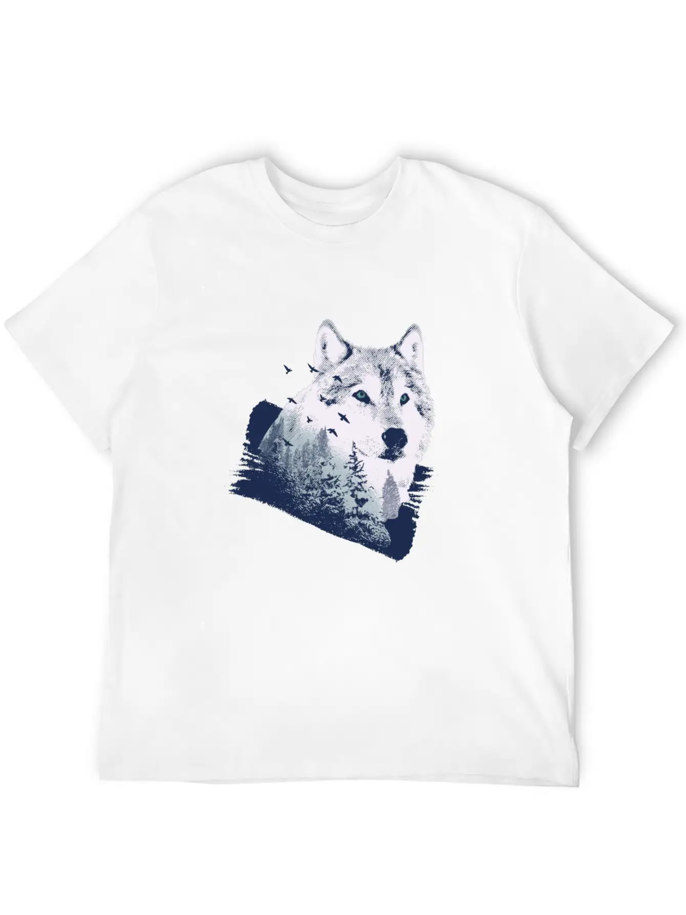 Wolf Motif Nature Wolves Unisex Casual T-Shirt ¨C Clean Design For Daily Comfort