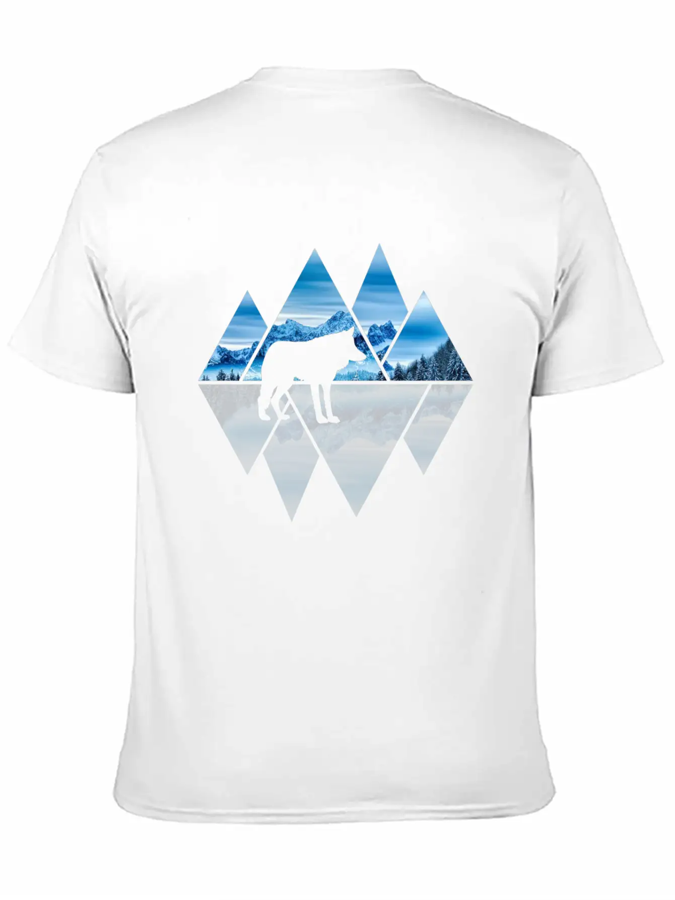 Wolf Mountains Nature Lover Ice Soft Cotton Short Sleeve Tee ¨C Unisex Wardrobe Staple