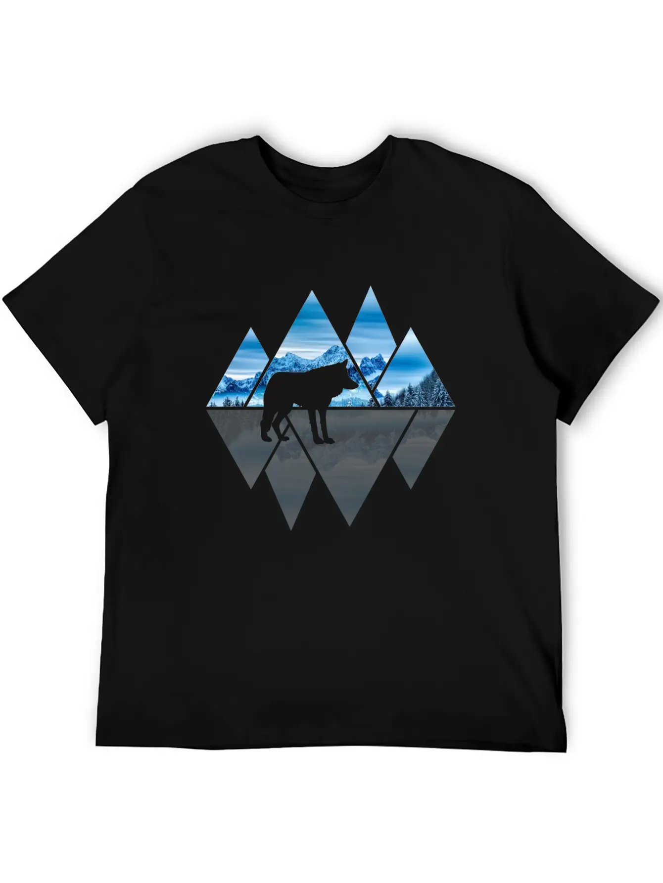 Wolf Mountains Nature Lover Ice Soft Cotton Short Sleeve Tee ¨C Unisex Wardrobe Staple